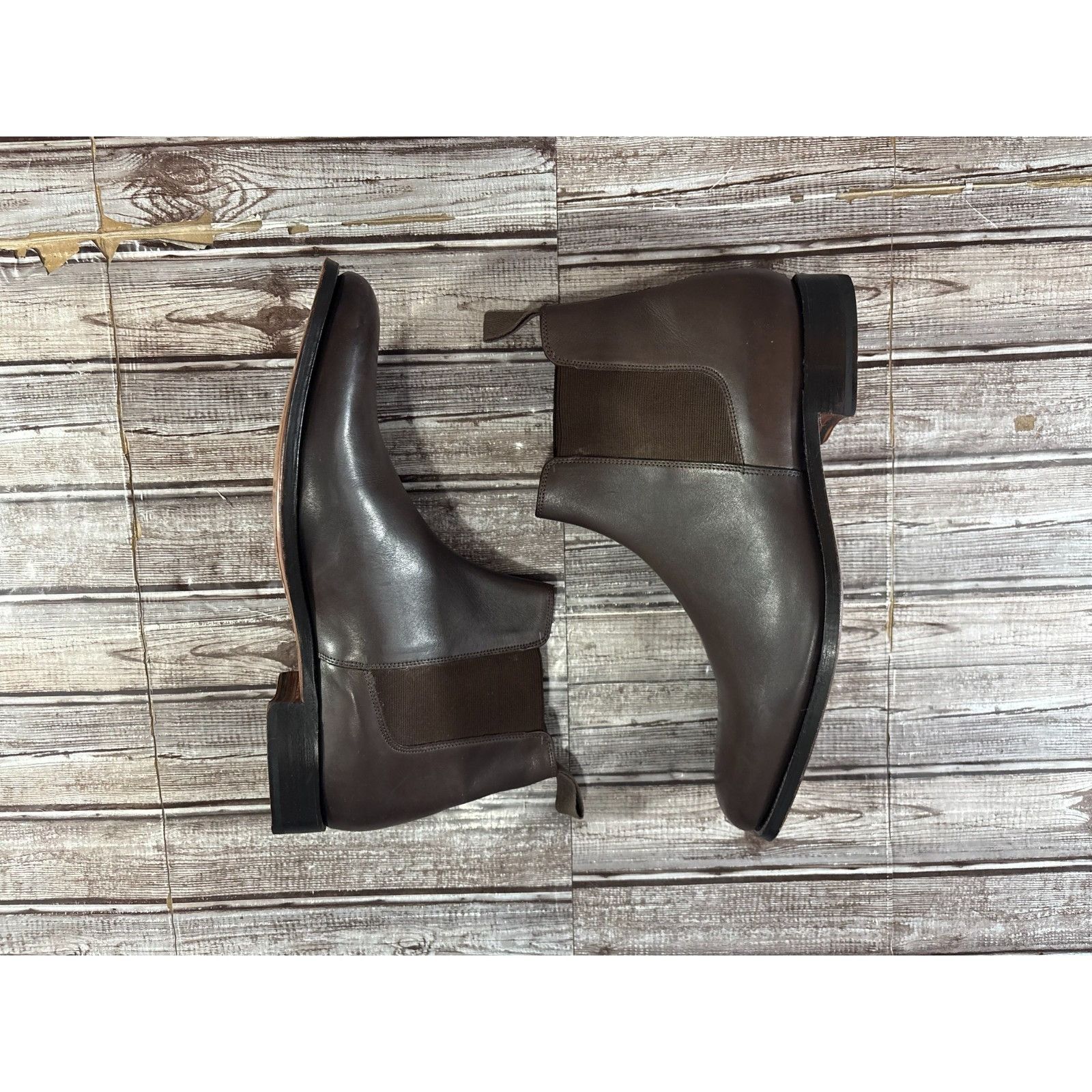 Grenson Grenson Declan leather Chelsea Boots Sz 10 F US 11 color dar Size US 11 / EU 44 - 6 Thumbnail