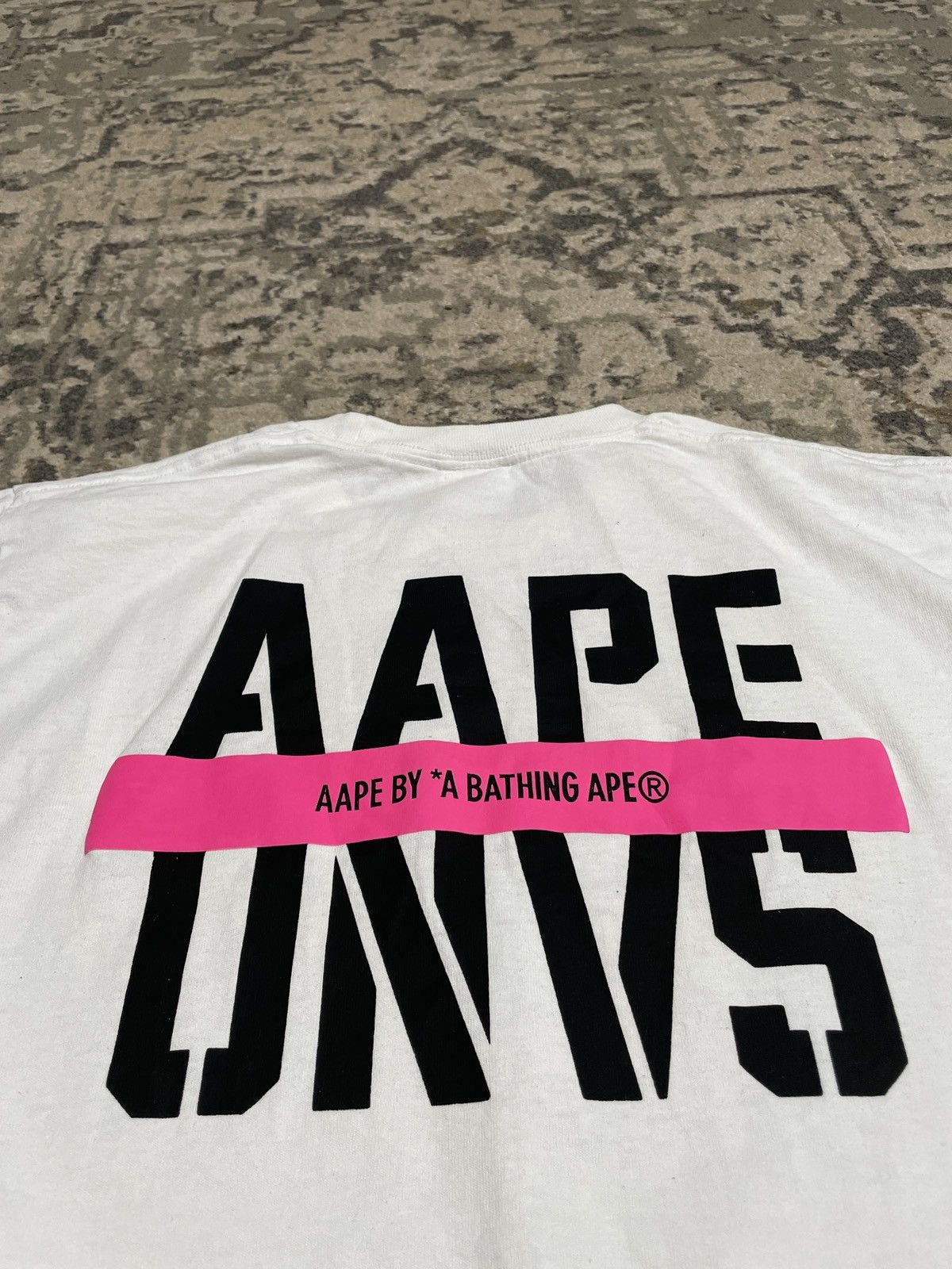 Aape Vintage White T-Shirt Tee Logo Aape Bape Streetwear Size US M / EU 48-50 / 2 - 8 Thumbnail