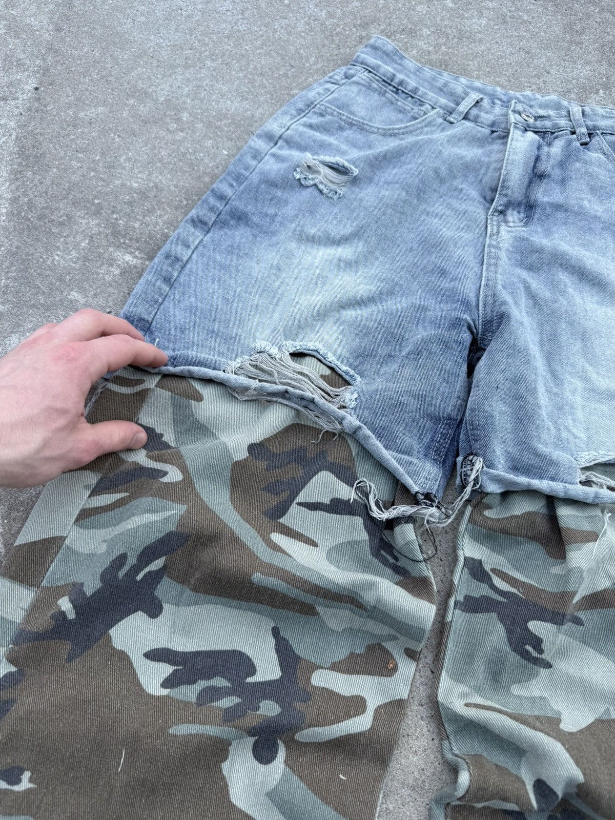 Vintage Vintage Y2K avantgarde streetwear oversized wide track jeans Size US 32 / EU 48 - 8 Thumbnail