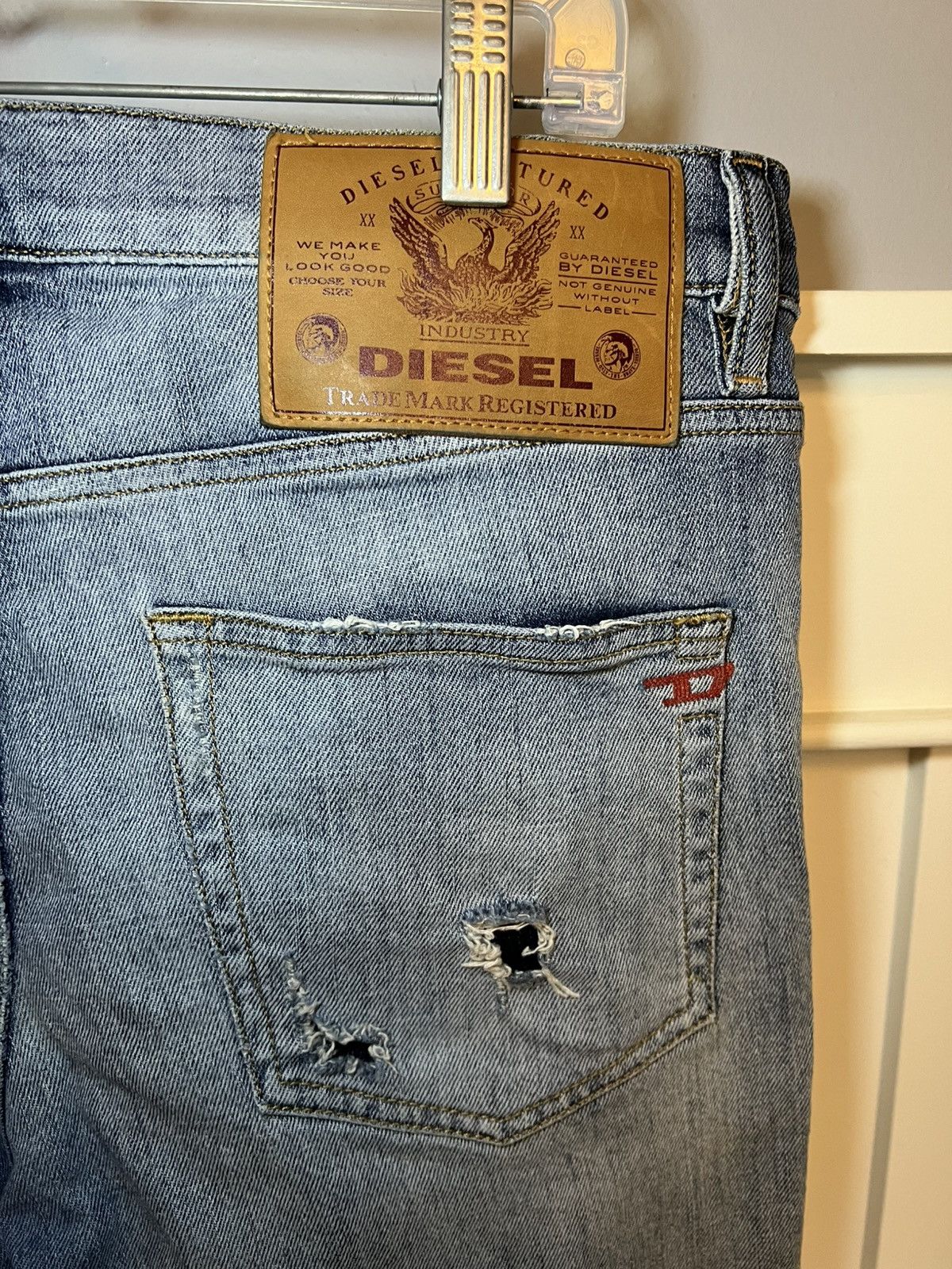 Diesel Vintage Diesel D-STRUKT D-stressed in Italy slim jeans Size US 34 / EU 50 - 19 Thumbnail