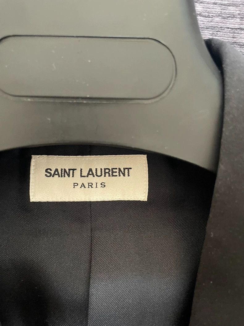 Hedi Slimane Saint Laurent Gold Thread Shawl Collar Blazer Size US M / EU 48-50 / 2 - 4 Thumbnail