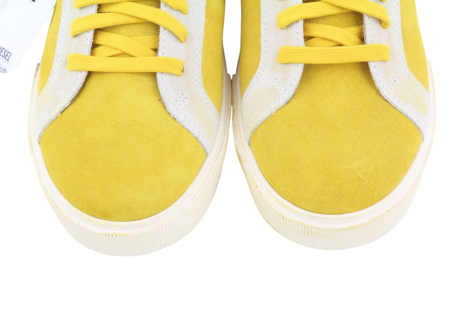 Diesel S-Mydori LC Men Sneakers EU44.5 Yellow Suede Leather 41131 Size US 11.5 / EU 44-45 - 5 Thumbnail