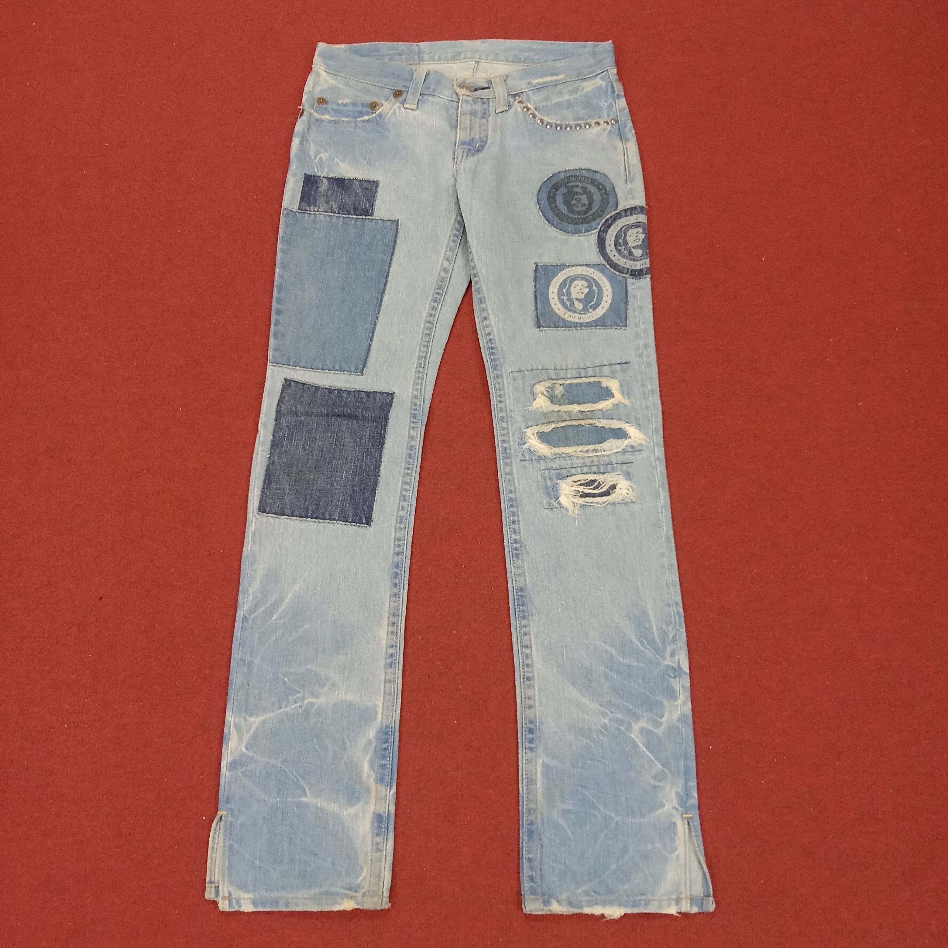 image of Hysteric Glamour Jeans Design Fashion Style in Blue Jean, Women's (Size 29)