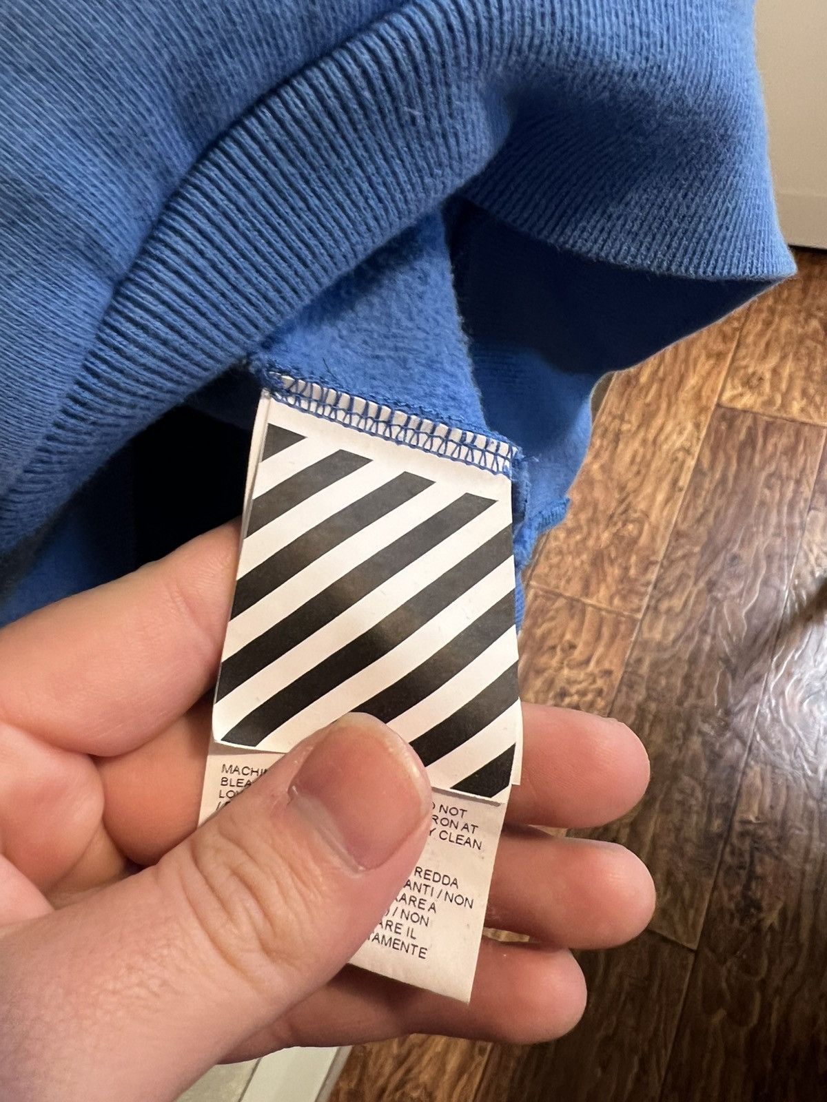 Off-White Off-White Safety Cropped Hoodie Size US L / EU 52-54 / 3 - 7 Thumbnail