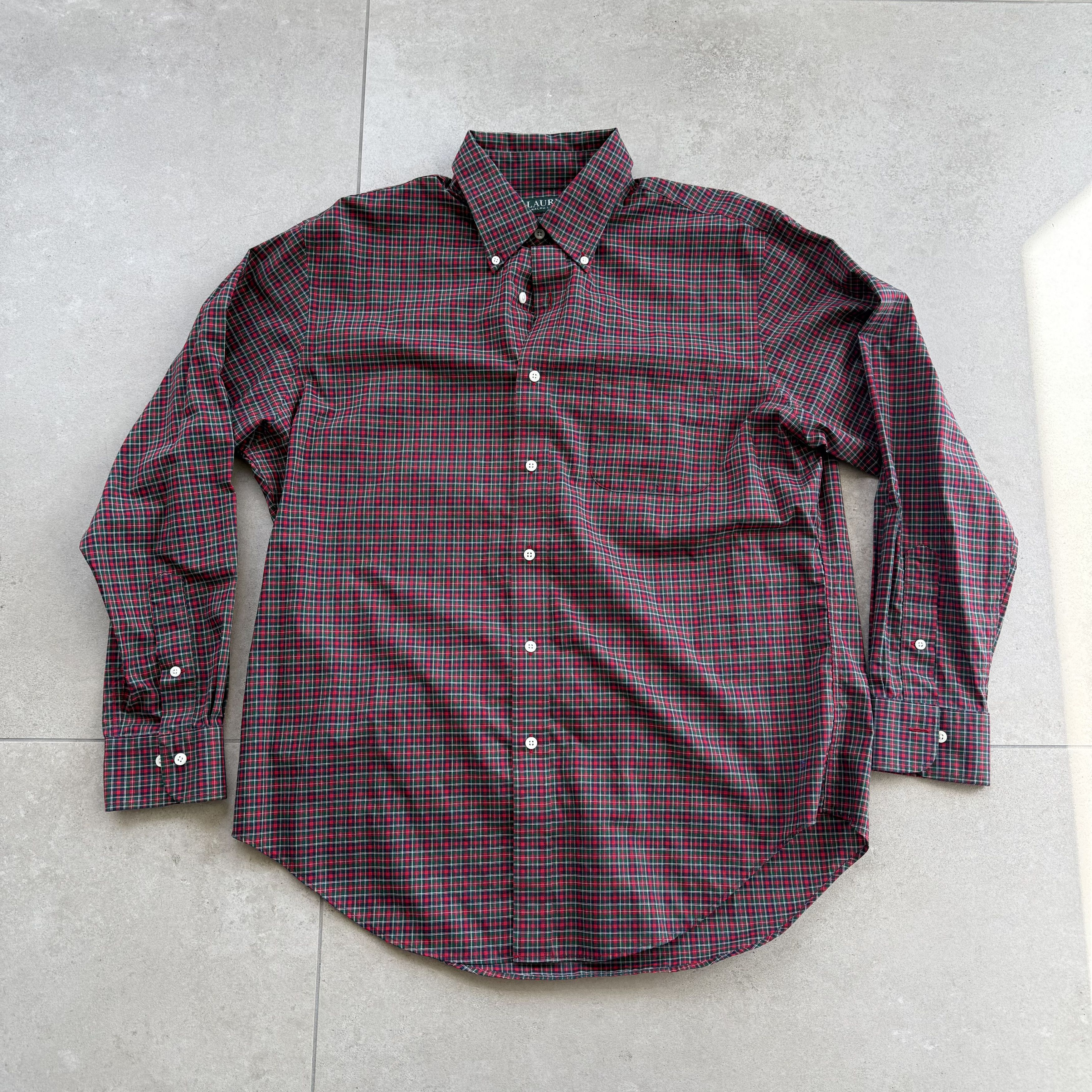 Lauren Ralph Lauren Lauren Ralph Lauren Plaid Button Down Shirt Size US XL / EU 56 / 4 - 1 Thumbnail