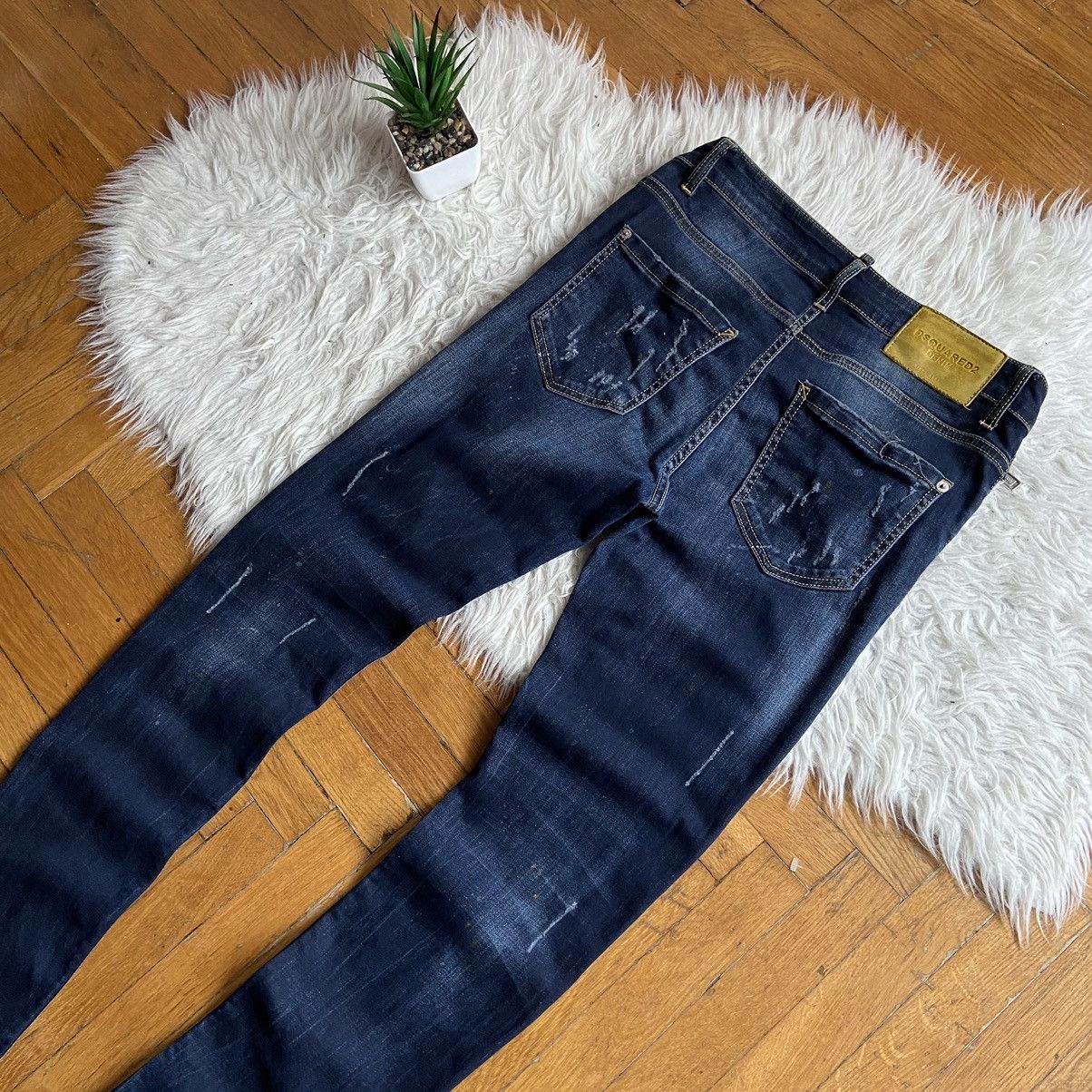 Dsquared2 × Japanese Brand 📌 Crazy Dsquared2 Y2k Distressed Skinny Jeans Size US 30 / EU 46 - 6 Thumbnail