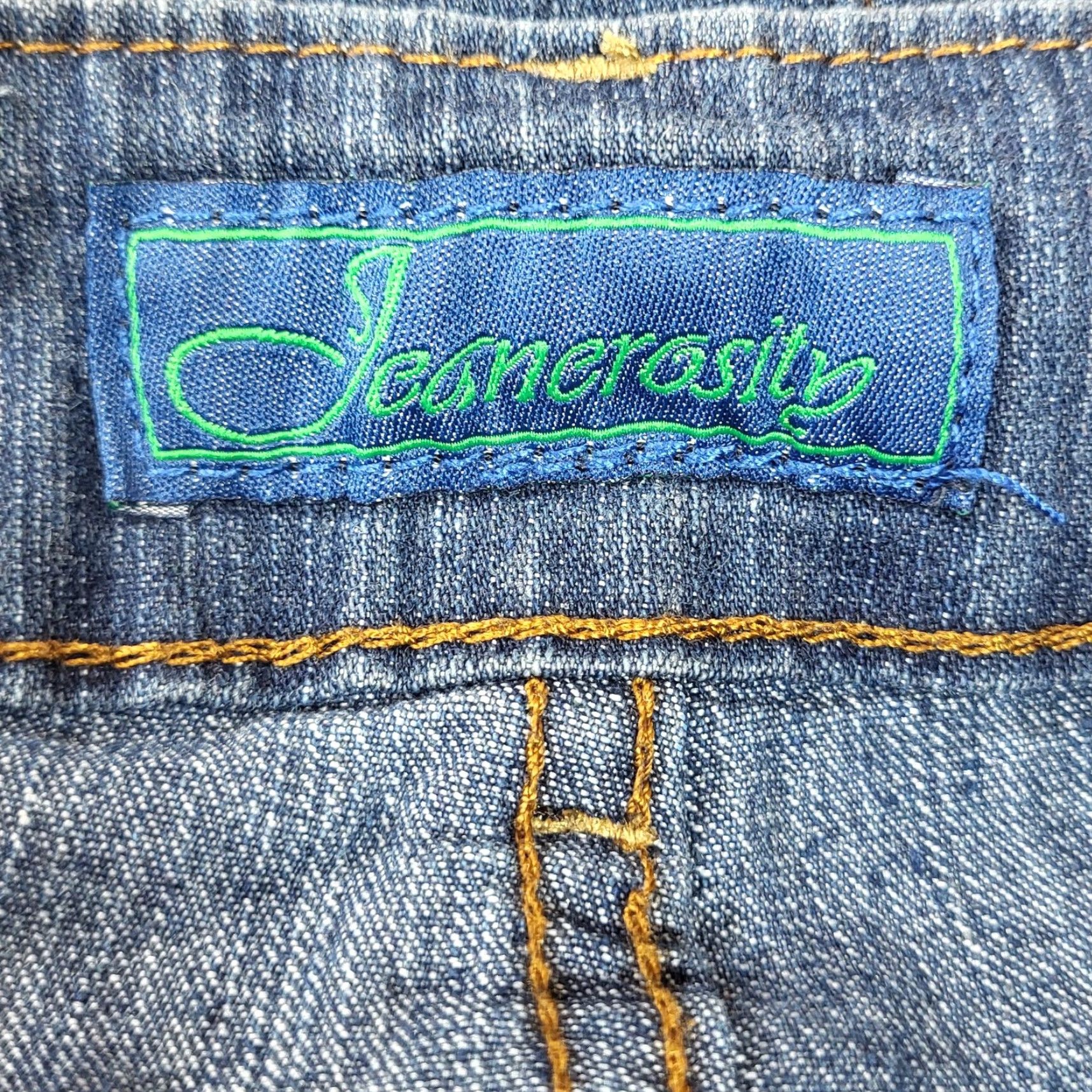 Vintage **Womens Blue Jeanerosity Size 12 Bootcut Stretch** User: **Blue Jeanerosity Womens Size 12 Bootcut Stretch** Size 34" / US 12 / IT 48 - 4 Thumbnail