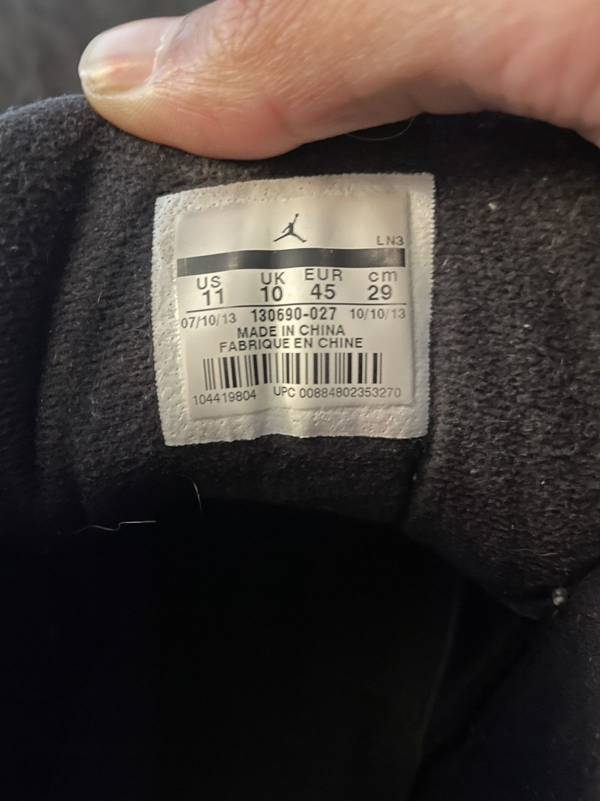 Jordan Brand Jordan Gamma 12’s Size US 11 / EU 44 - 6 Thumbnail