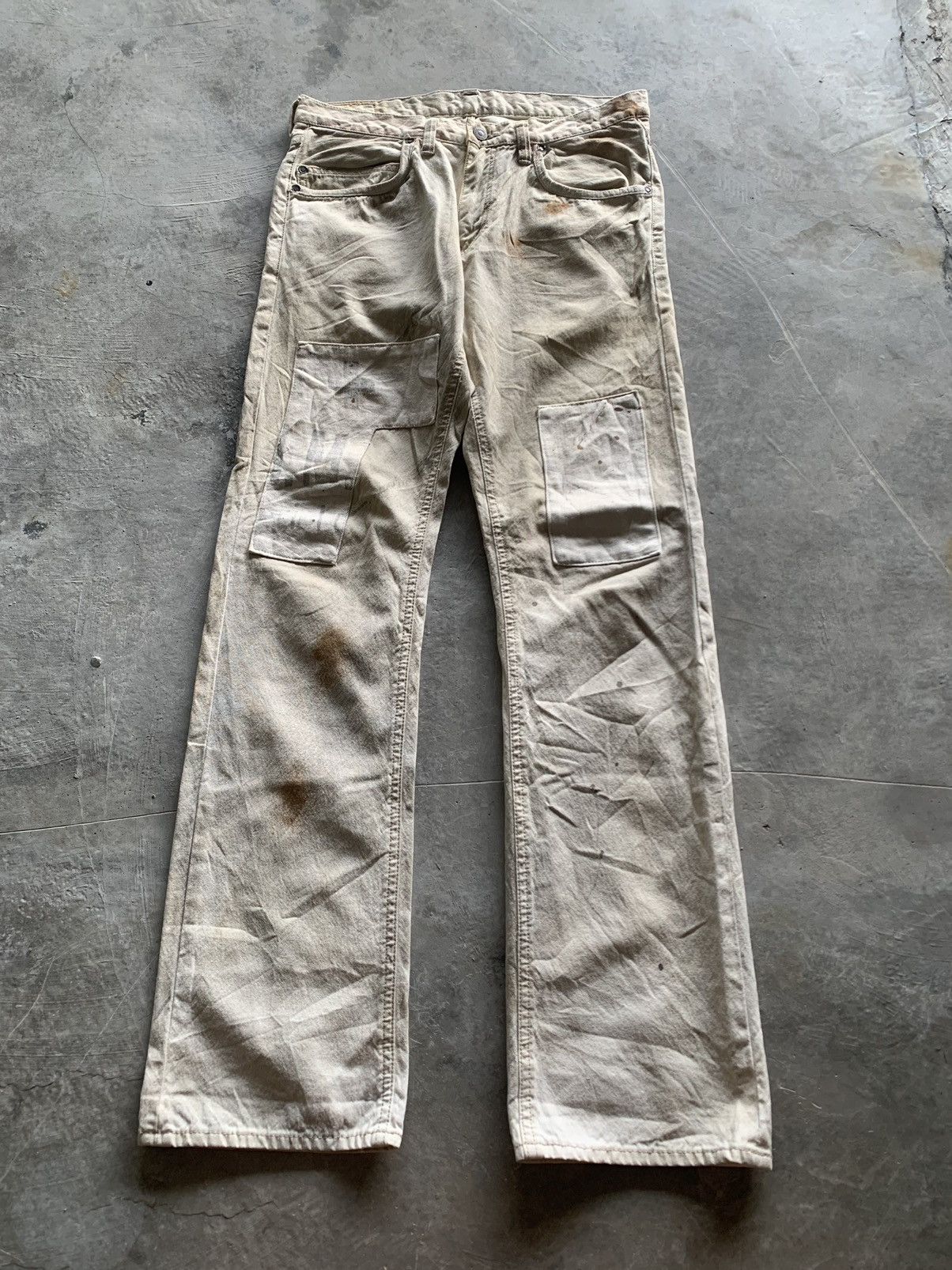 Blue Blue Japan sick distressed oily style blue blue japan jeans Size US 31 - 1 Thumbnail