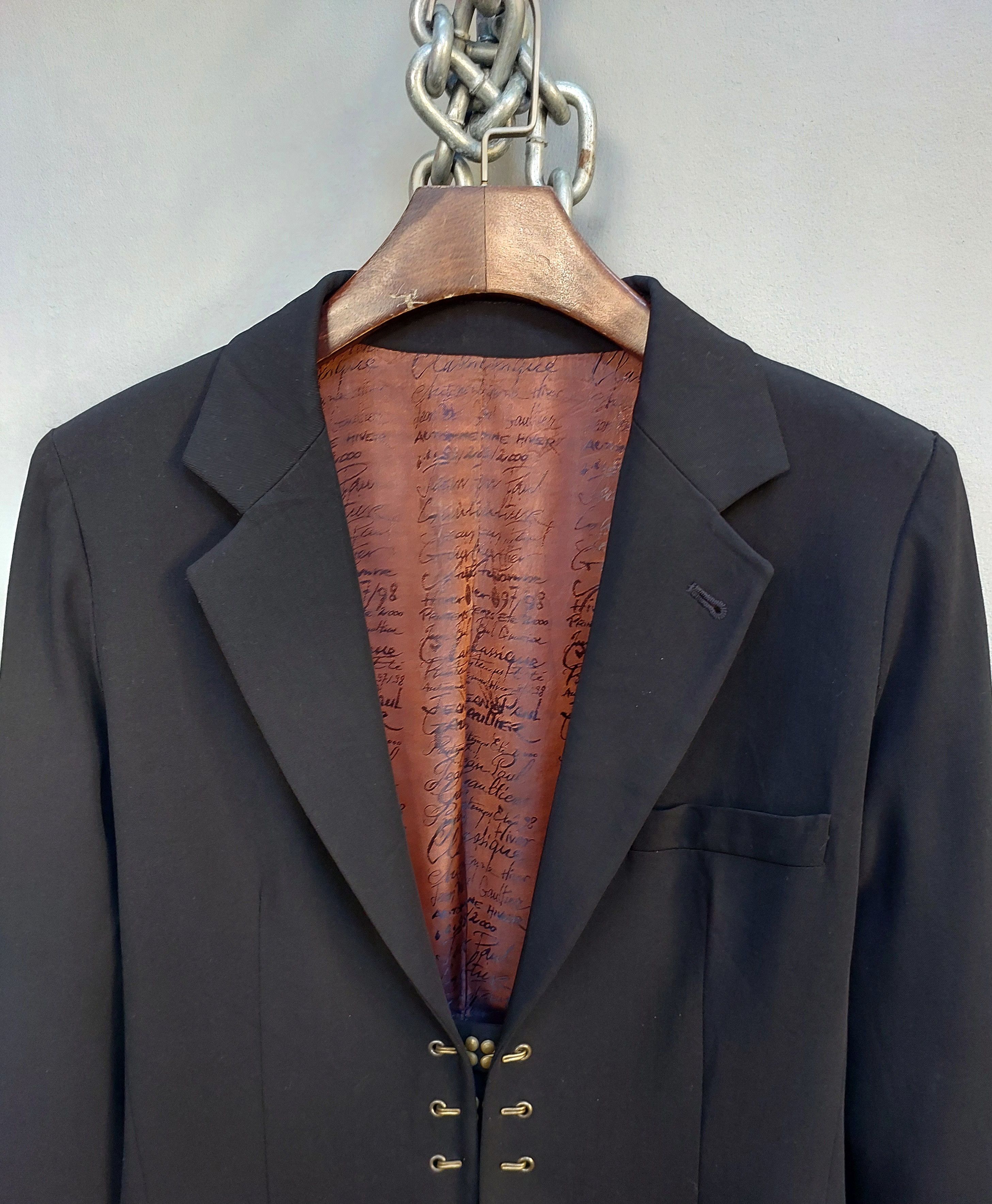 Jean Paul Gaultier Jean Paul Gaultier Hiver 97-98 Hook & I Wool Jacket Size XL / US 12-14 / IT 48-50 - 7 Thumbnail