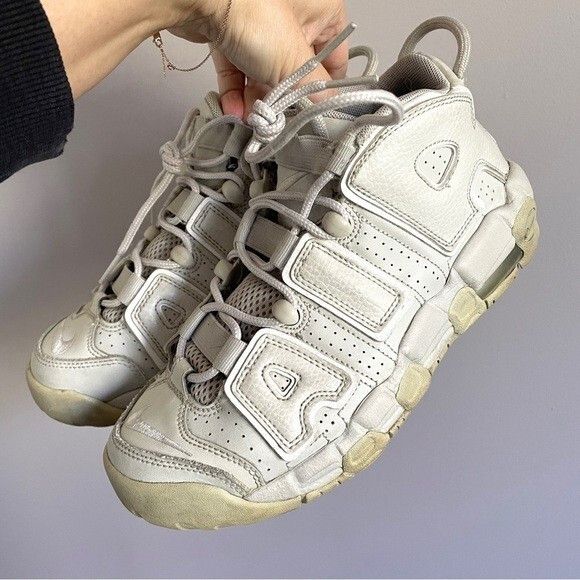 Nike Nike Air More Uptempo GS - 6.5/7US, Light Bone (2017) Size US 7 / IT 37 - 5 Thumbnail