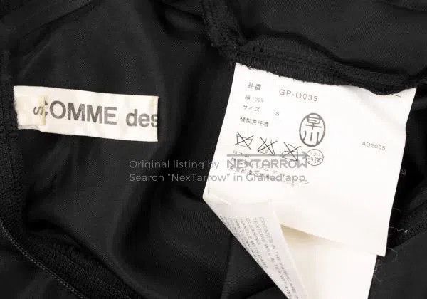 Comme des Garcons Comme des Garcons Black Retro Design Dress Size S / US 4 / IT 40 - 9 Thumbnail