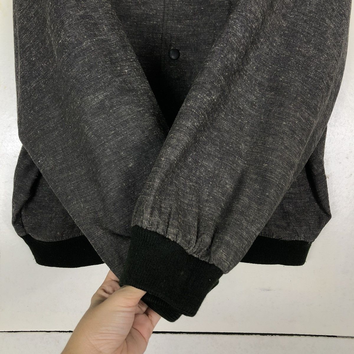 Japanese Brand 🔥VINTAGE WOOL BOMBER JACKET URBAN TASTE JAPAN ISSEY MIYAKE Size US L / EU 52-54 / 3 - 15 Thumbnail