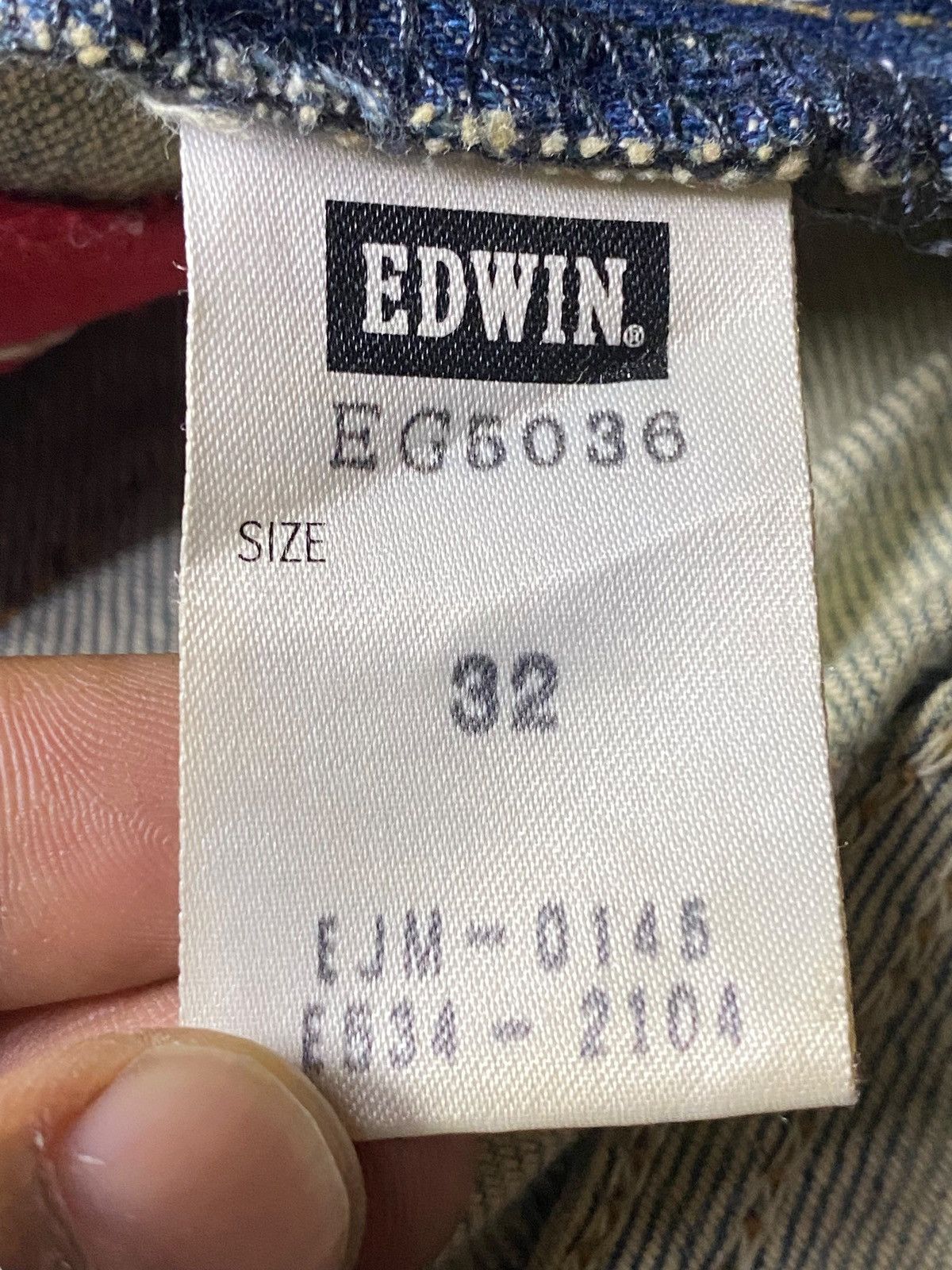 Edwin Edwin Japanese brand Grunge Distressed Jeans Size US 34 / EU 50 - 19 Thumbnail