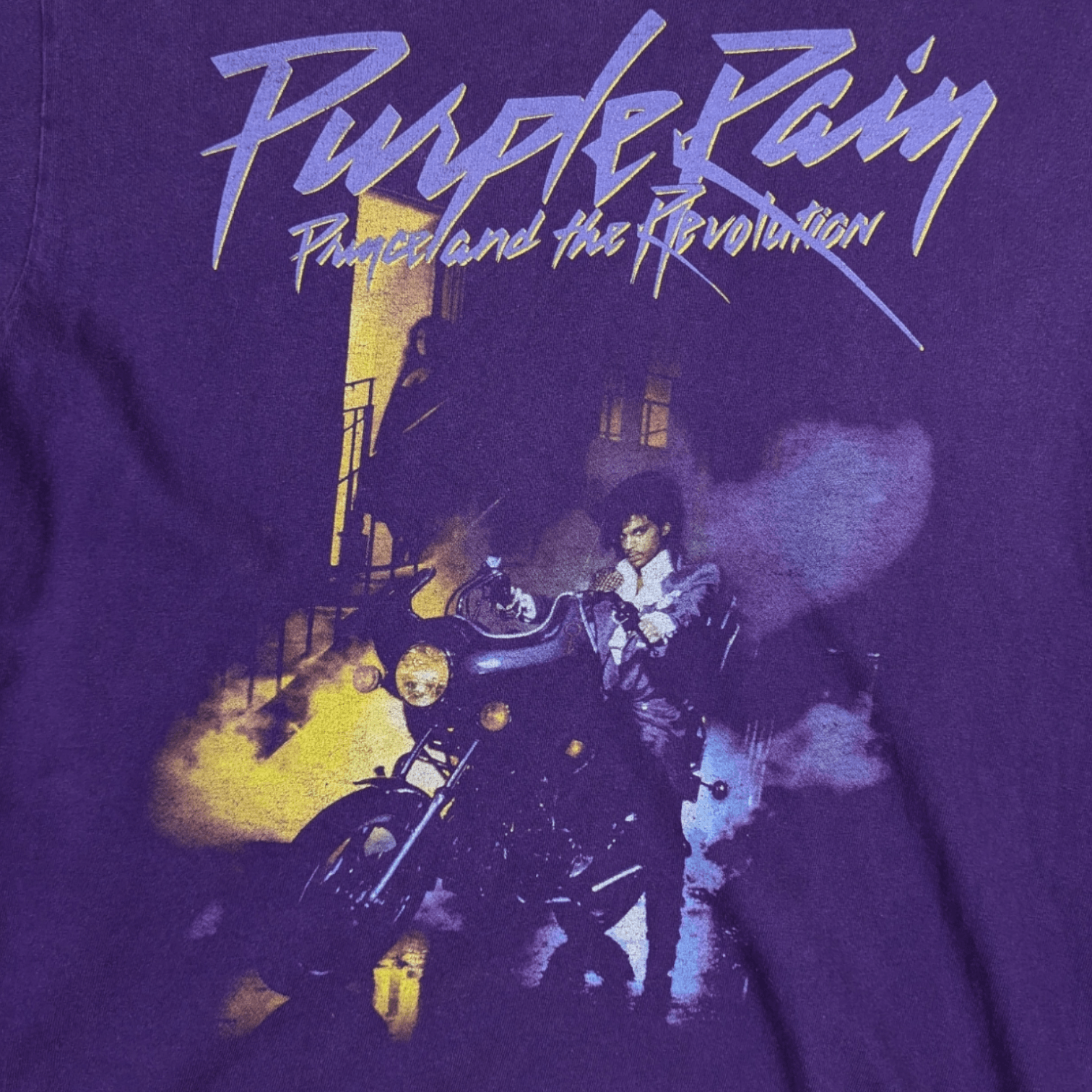 PRINCE Revolution Purple Rain Rock Album T-Shirt