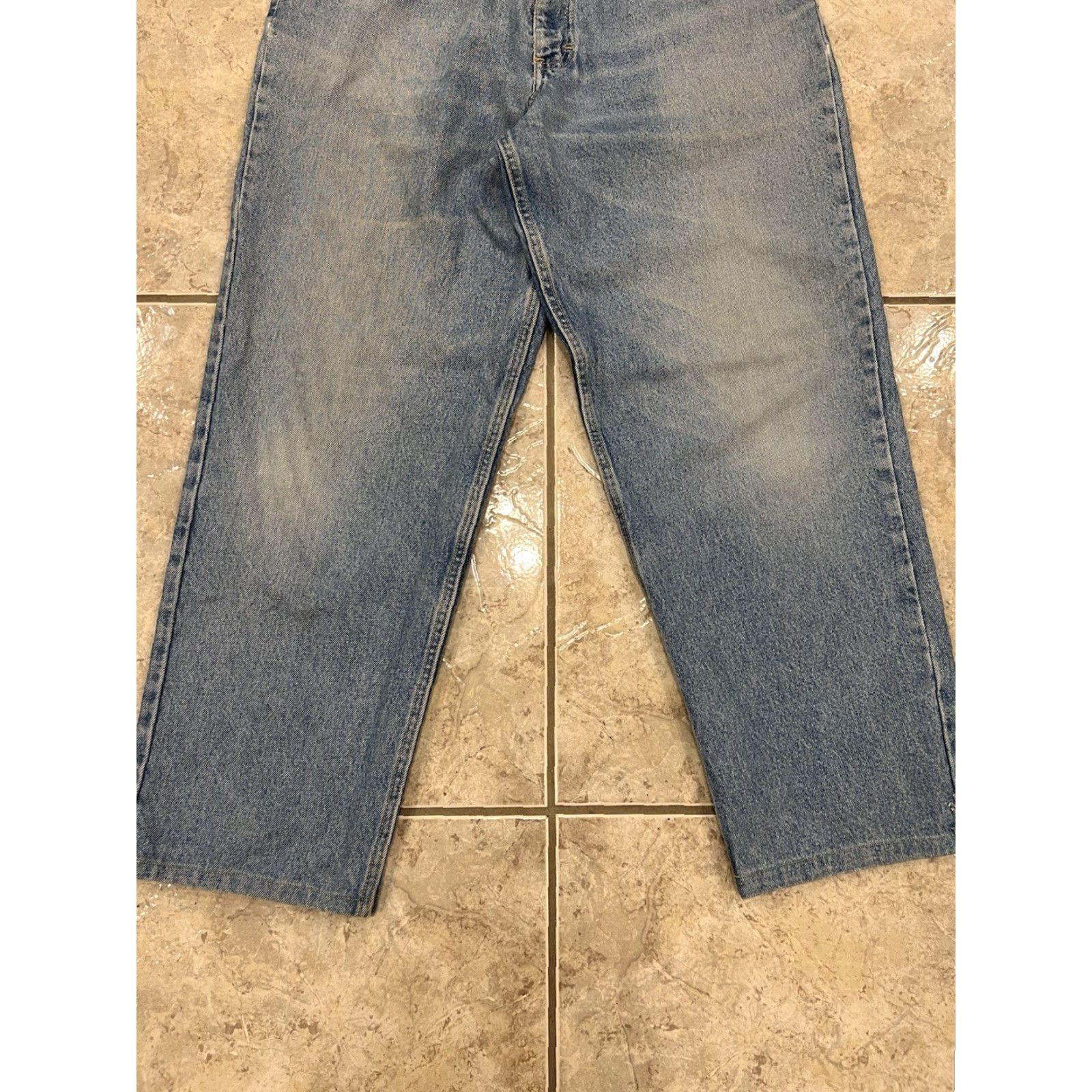 Denime VTG Sonoma Jeans Blue Denim Distressed 90s Baggy Loose 33x28 5-Pocket Mens Jeans Size US 33 - 7 Thumbnail