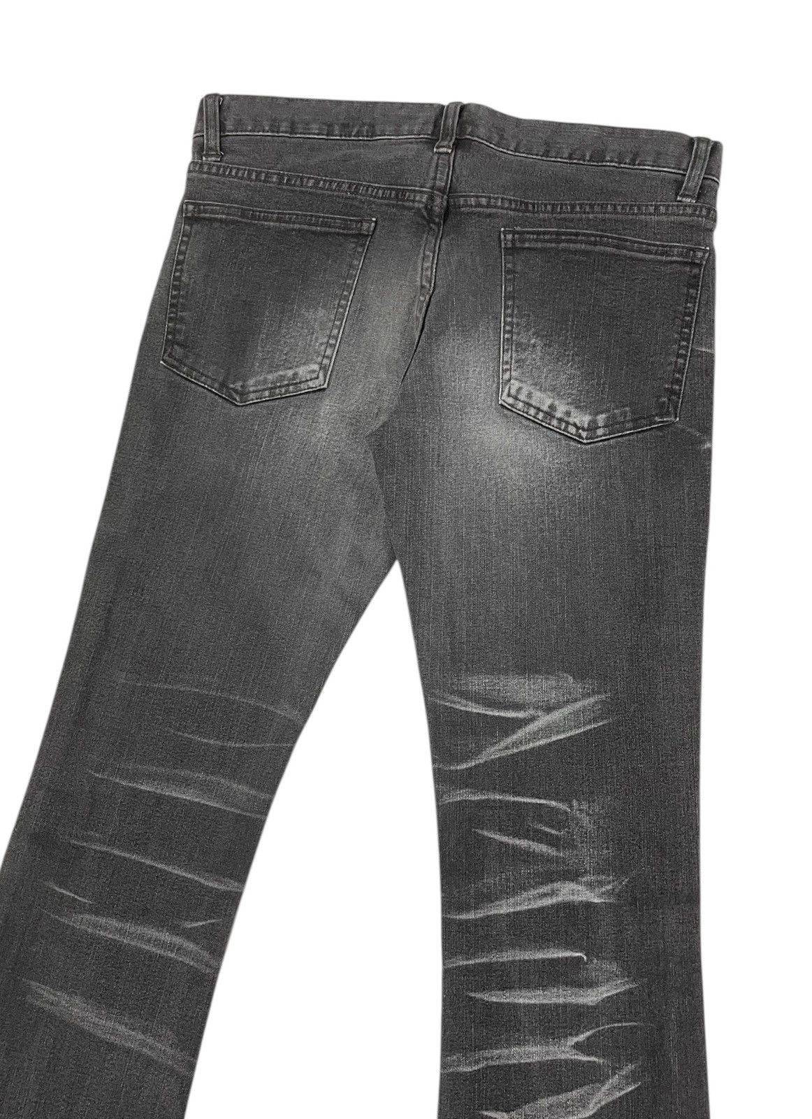 14th Addiction Schlussel Japan Flare Jeans Faded Black Size US 30 / EU 46 - 6 Thumbnail