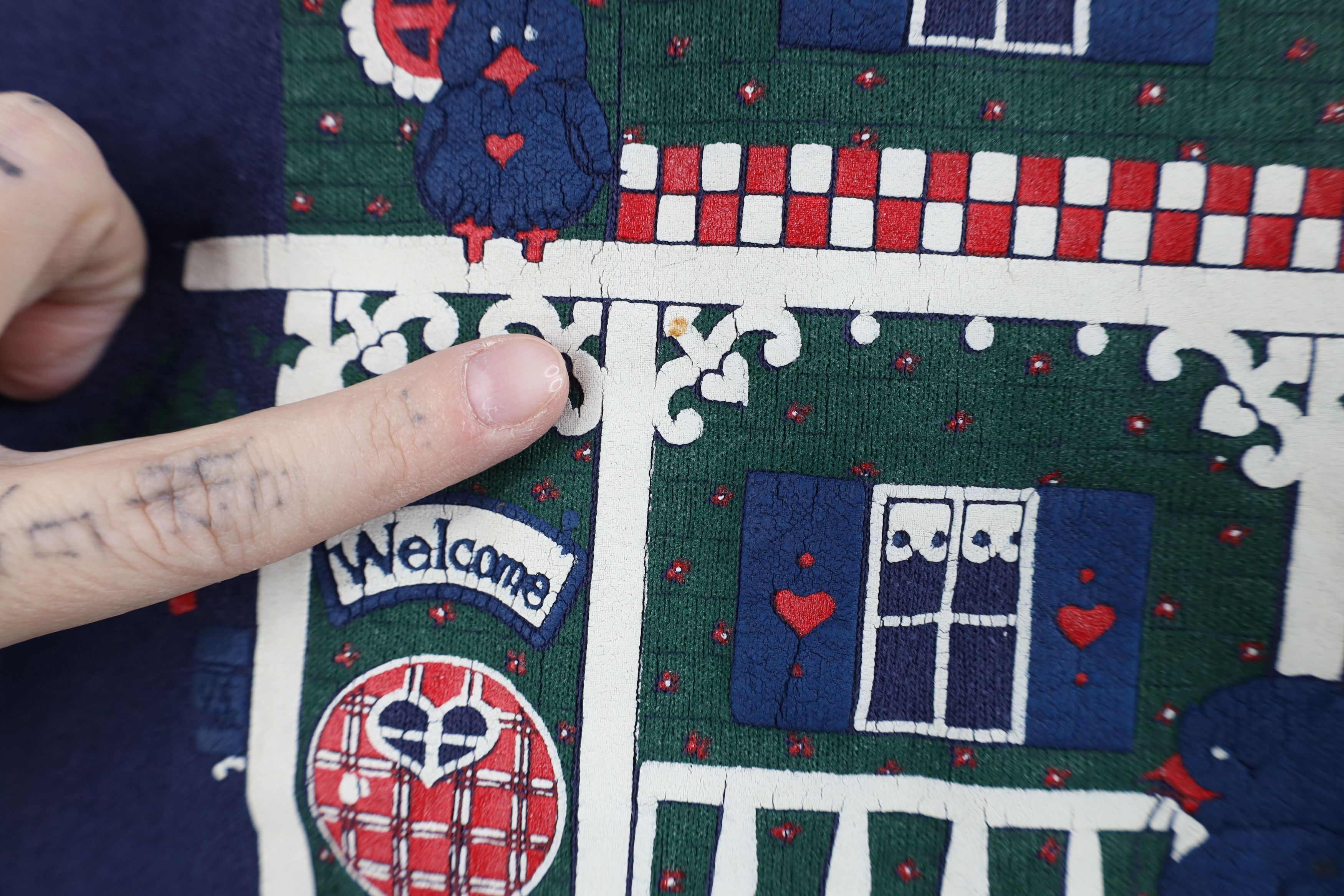 Vintage Vintage 90s Streetwear Birdhouse Turtleneck Sweatshirt USA Size XL / US 12-14 / IT 48-50 - 7 Thumbnail