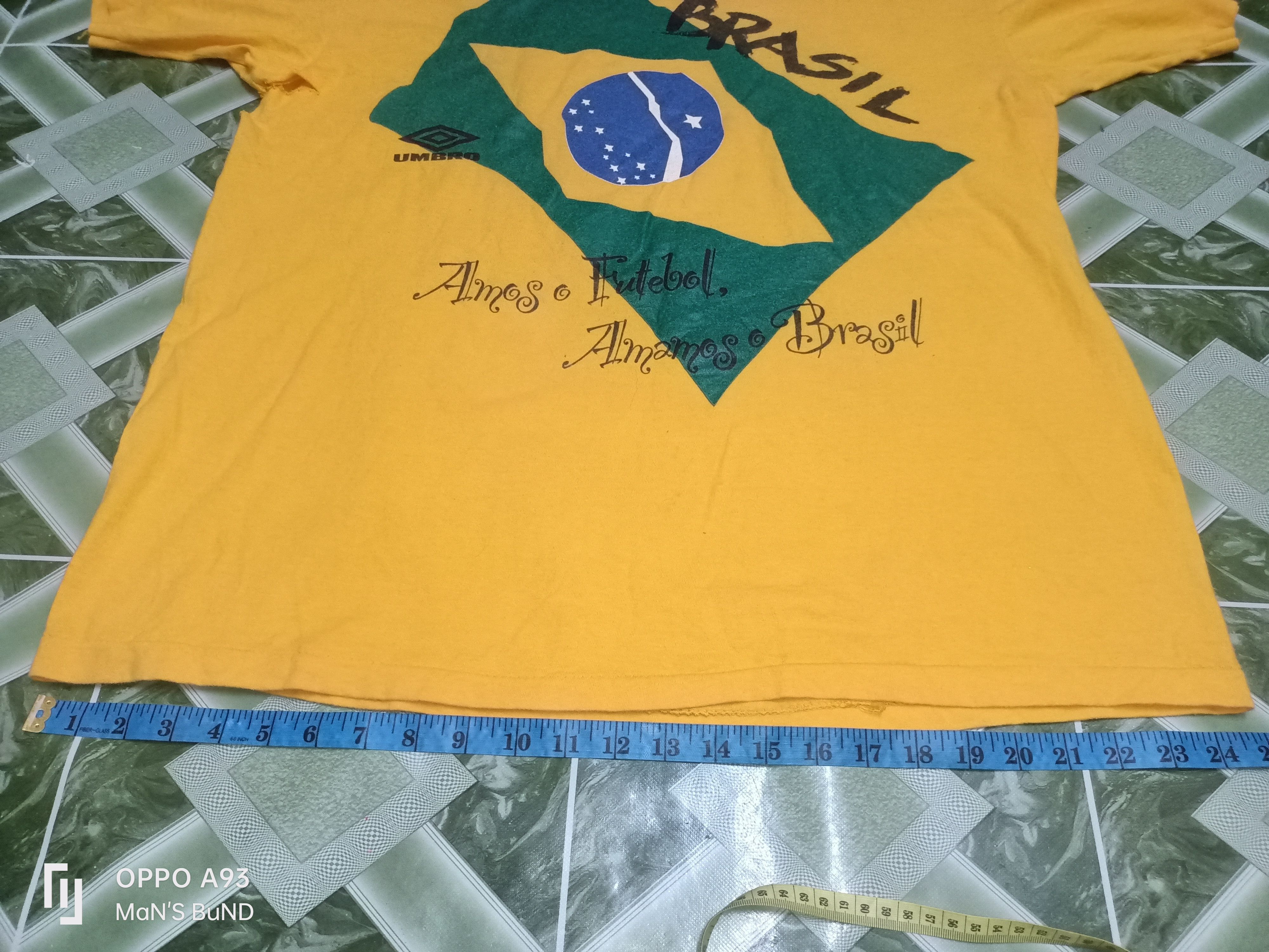 Umbro × Vintage Vintage UMBRO BRASIL Champions Of Romantic Football Size US XL / EU 56 / 4 - 10 Thumbnail