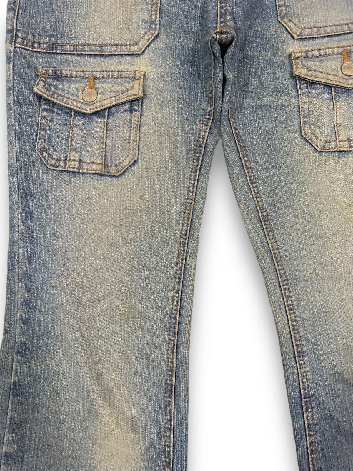 Hysteric Glamour Vintage Japanese Brand Mud Wash Low Rise Flare Bush Jeans Size US 29 - 6 Thumbnail