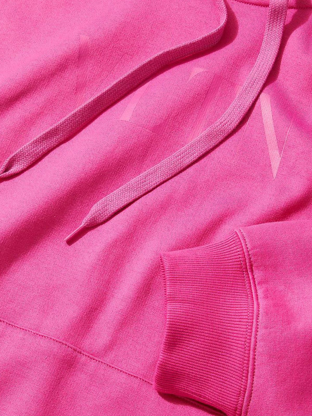 Valentino o1y0525 Logo Hoodie in Fuchsia Size US XS / EU 42 / 0 - 2 Thumbnail