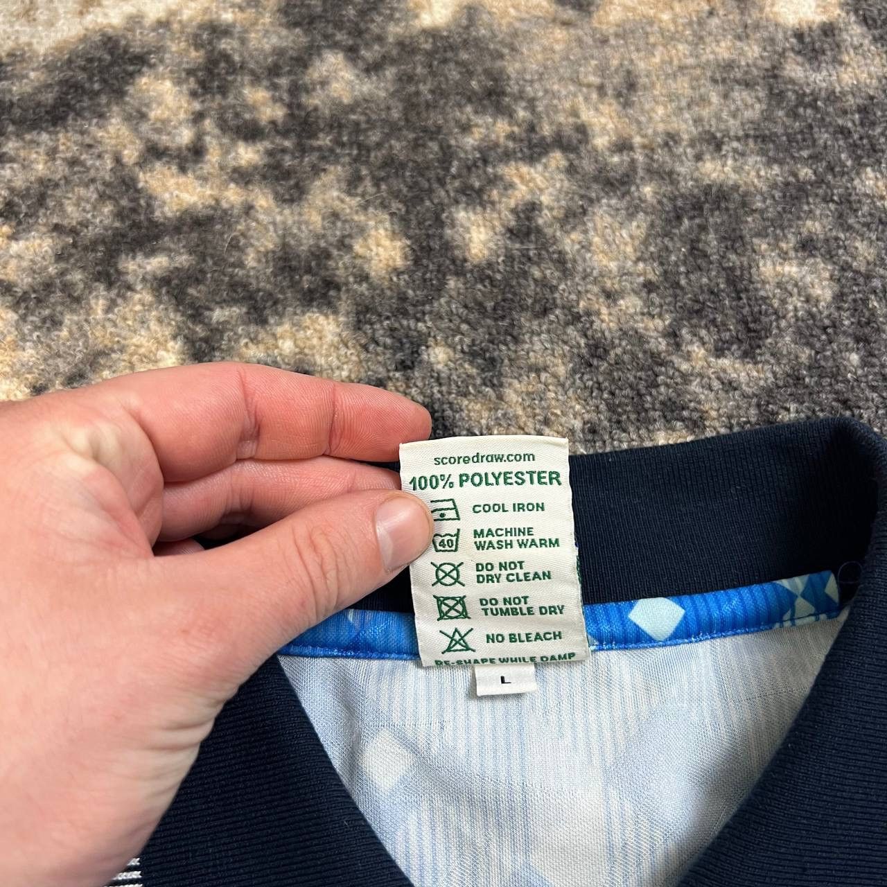 Vintage England Vintage Y2K Mini Logo Soccer Jersey Polo T-Shirt Size US L / EU 52-54 / 3 - 5 Thumbnail