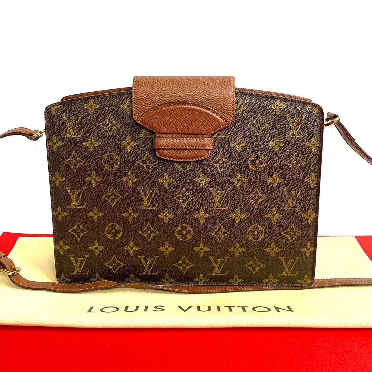 Louis Vuitton Louis Vuitton Shoulder Bag Brown Leather Size ONE SIZE - 1 Thumbnail