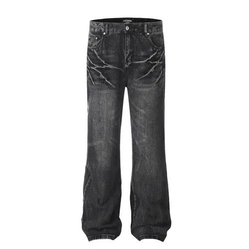 VIBE Men's trendy tie-dye ripped distressed washed jeans Size US 32 / EU 48 - 8 Thumbnail