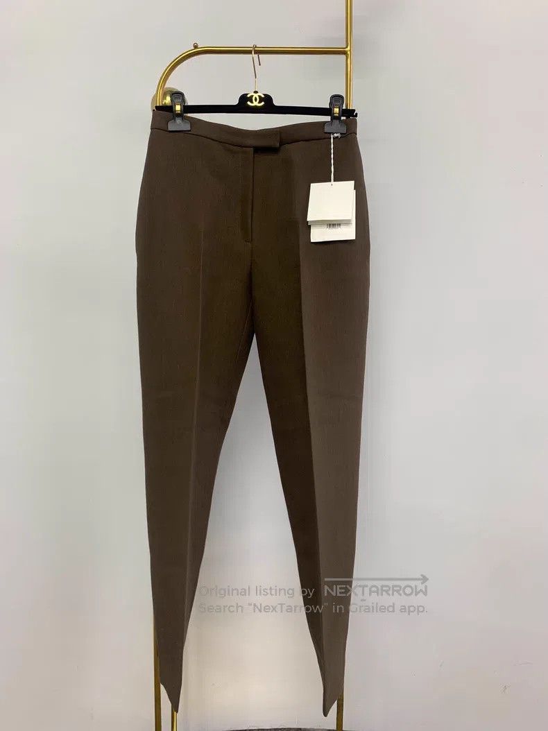 The Row The Row size 2 Brown straight-leg trousers Size 23" - 1 Thumbnail