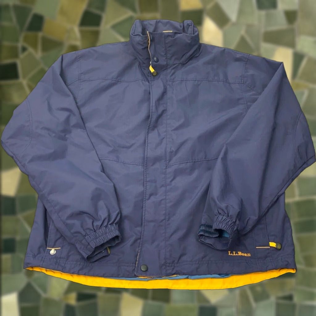 Vintage VINTAGE L.L. Bean Windbreaker Jacket Men Medium Blue 90s Y2K Outdoor Casual Size US M / EU 48-50 / 2 - 1 Thumbnail