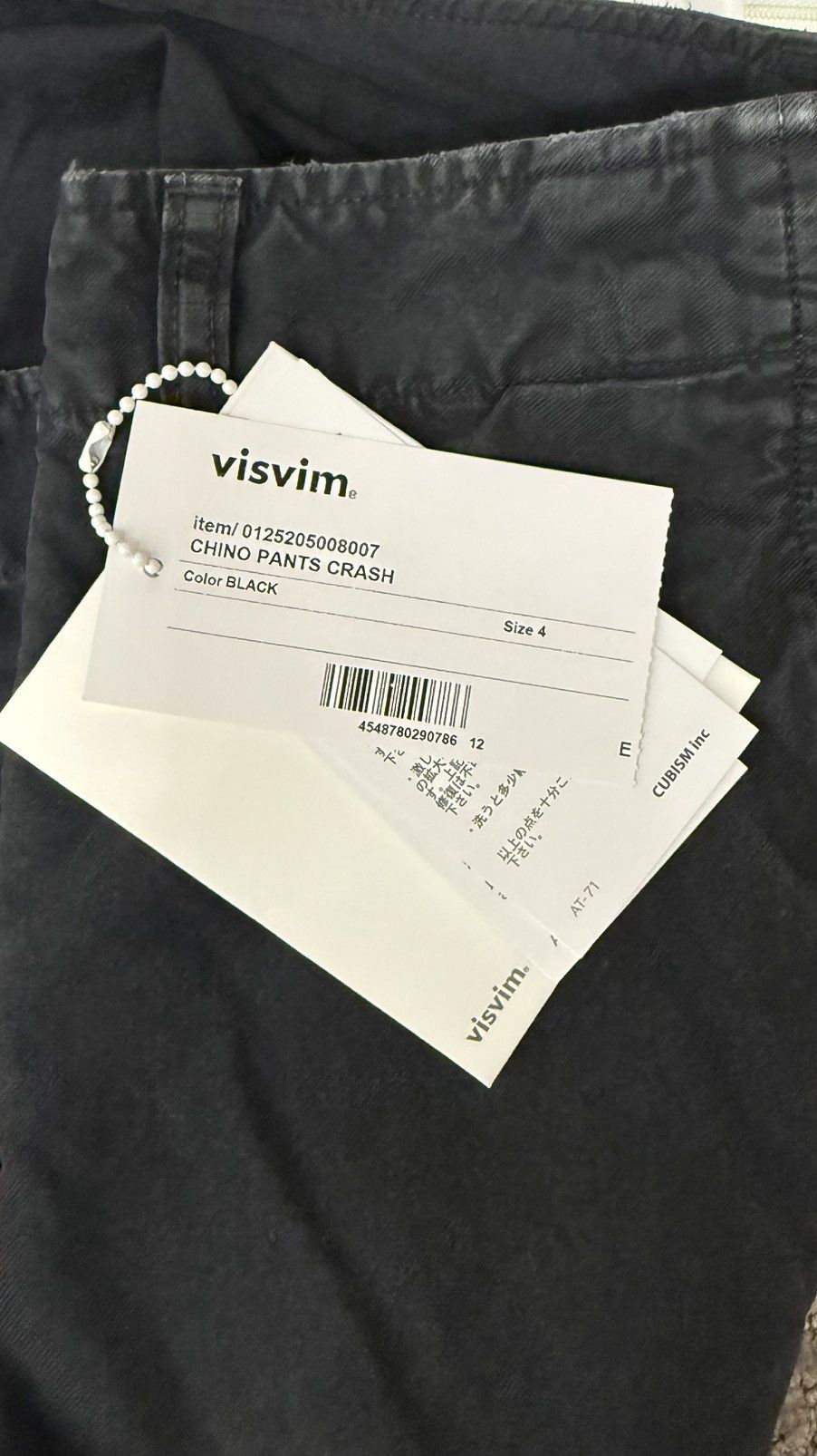 Visvim Rare Brand New Visvim 25AW Chino Pants Crash Size 4 Size US 35 - 11 Thumbnail