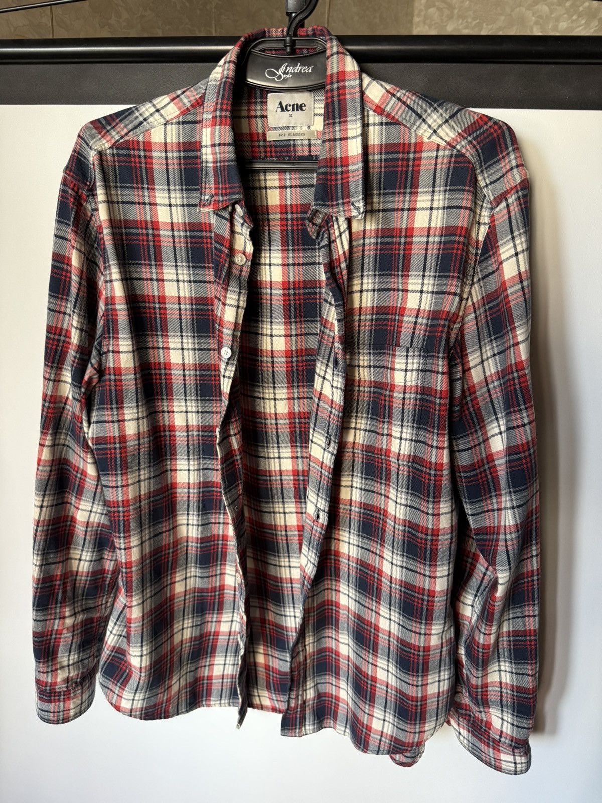 Acne Studios Acne Studios Pop Oxford Shirt Size US L / EU 52-54 / 3 - 1 Thumbnail