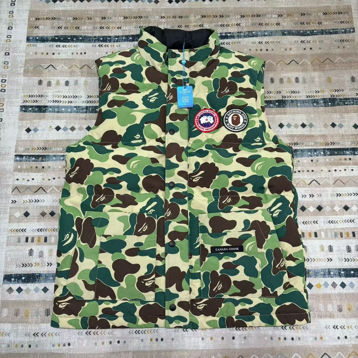 Bape ABC CAMO CANADA GOOSE DOWN JACKET Size US M / EU 48-50 / 2 - 1 Thumbnail