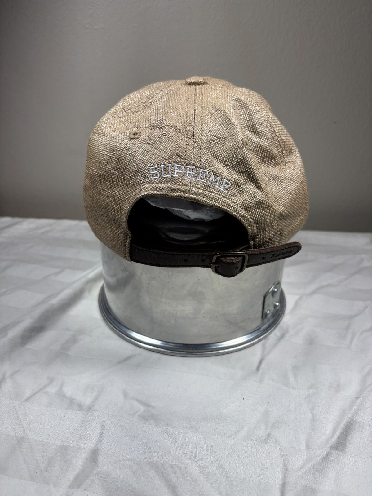 Supreme Supreme Raffia S Logo 6-Panel Hat Size ONE SIZE - 4 Thumbnail
