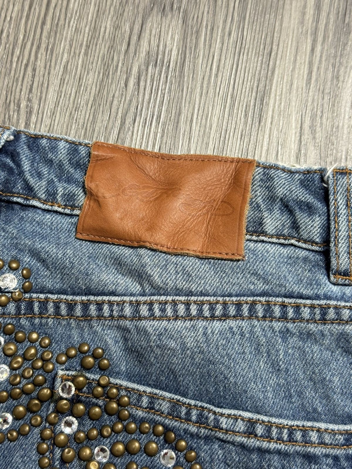 Ed Hardy 💥RARE💥Ed Hardy Vintage Y2K Denim Size US 30 / EU 46 - 10 Thumbnail