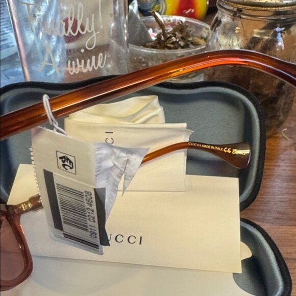 Gucci Gucci Women's Sunglasses in Orange and Pink Size ONE SIZE - 9 Thumbnail