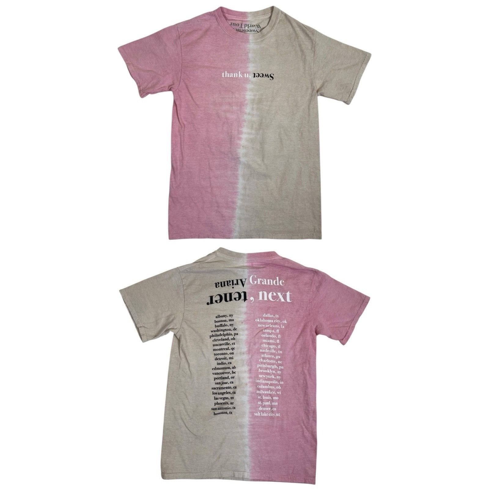 Other Ariana Grande Sweetener Thank You Next Concert Tour T-Shirt Size US S / EU 44-46 / 1 - 1 Thumbnail