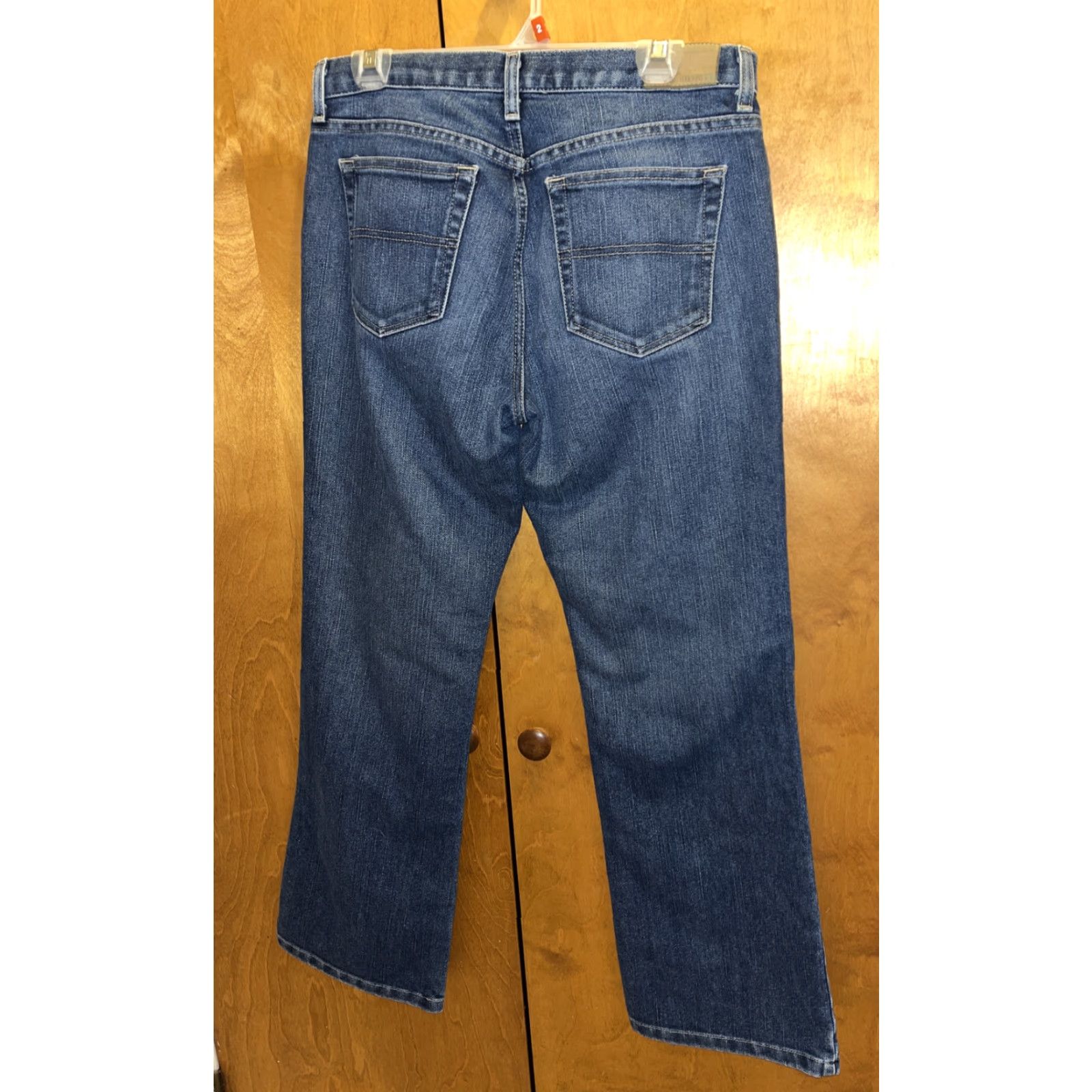 Tommy Hilfiger VINTAGE Tommy Hilfiger Women’s Jeans Size 10 Bootcut Denim 90s Biker Grunge Blue Size 32" / US 10 / IT 46 - 3 Thumbnail