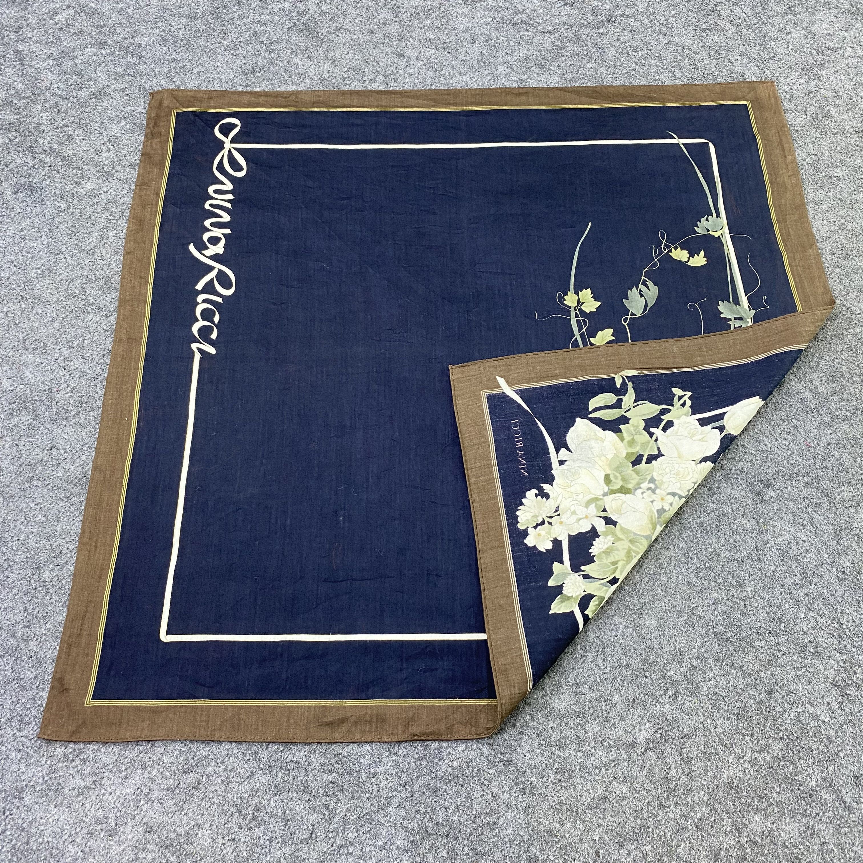 Nina Ricci Nina Ricci Handkerchief Neckerchief Bandana-B2026 Size ONE SIZE - 5 Thumbnail