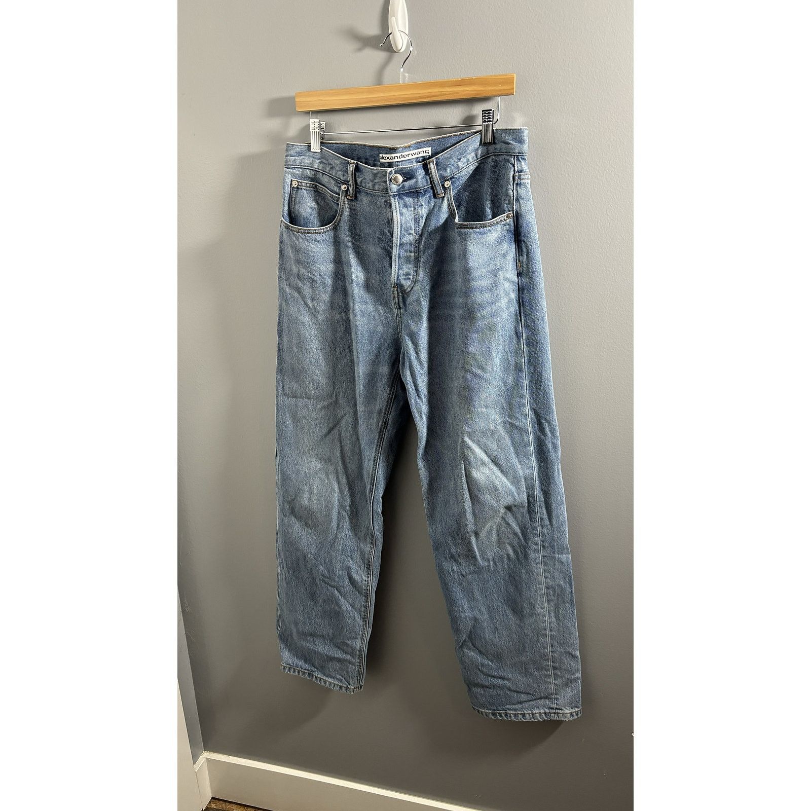 Alexander Wang Alexander Wang Blue Baggy Jean Size 28" / US 6 / IT 42 - 1 Thumbnail