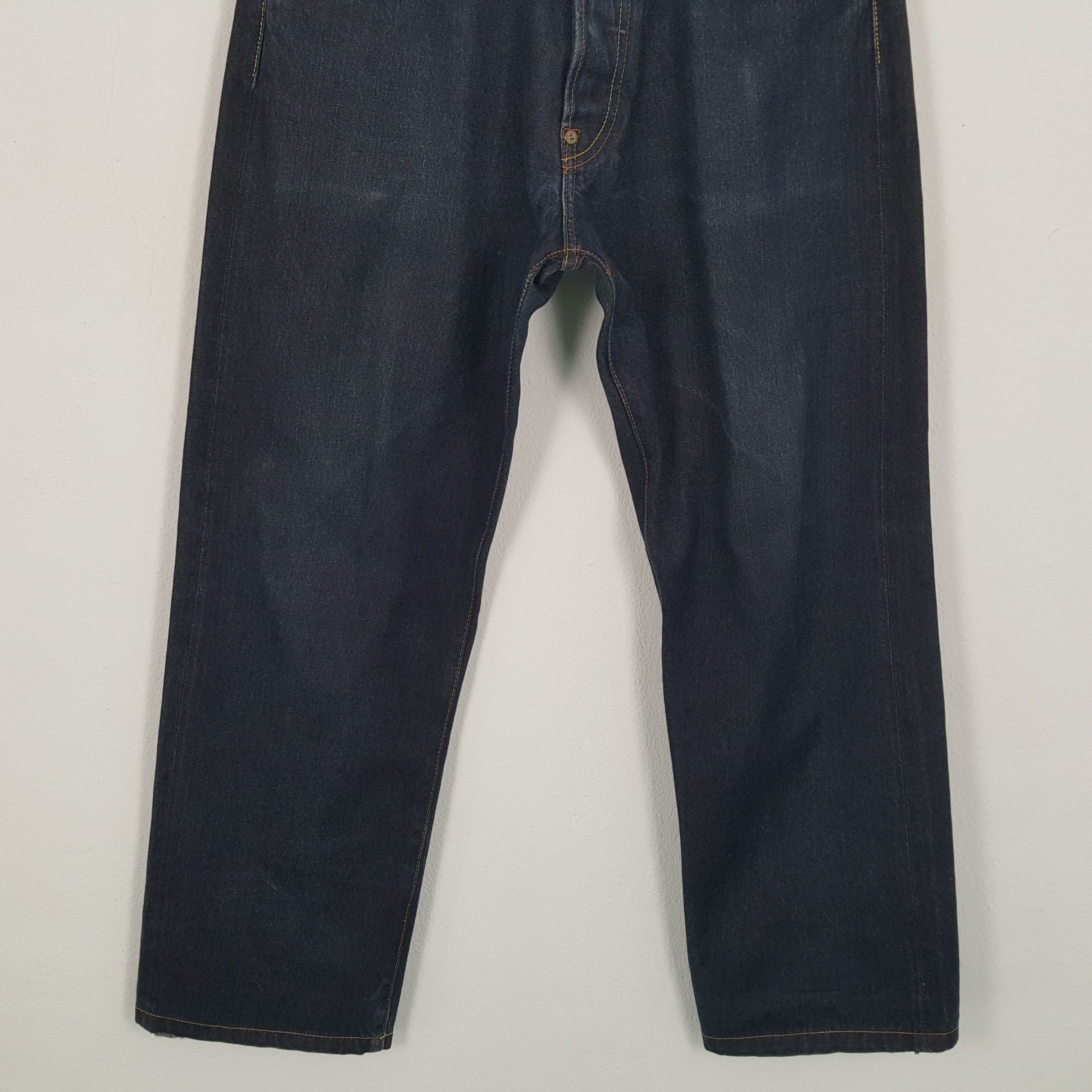 Evisu × Japanese Brand × Vintage Vintage EVISU Japanese Brand Daicock Style Blue Jeans Size US 31 - 6 Thumbnail