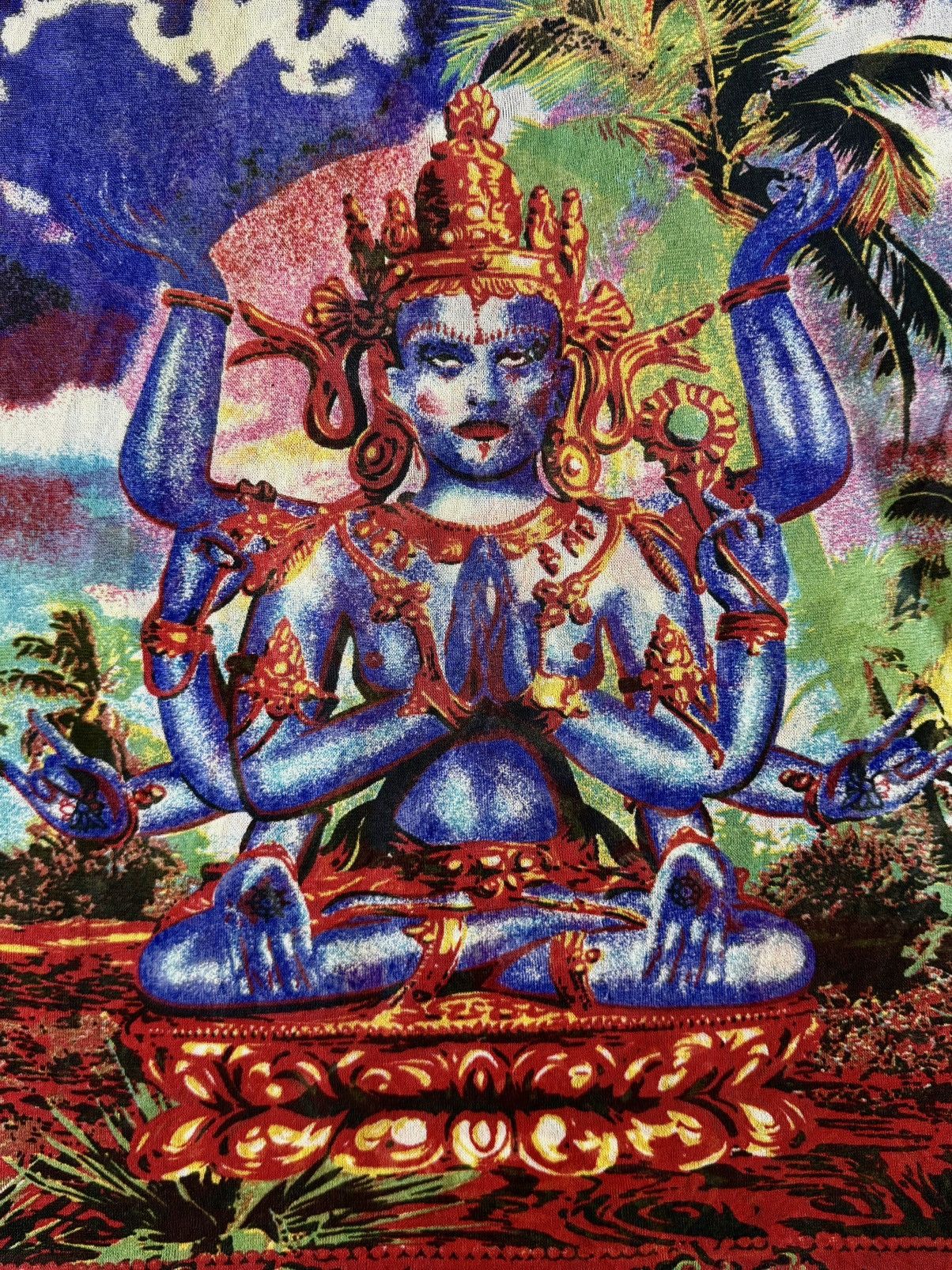 Jean Paul Gaultier Jean Paul Gaultier - SS1997 - Hindu Shiva God - Maxi Dress Size S / US 4 / IT 40 - 6 Thumbnail