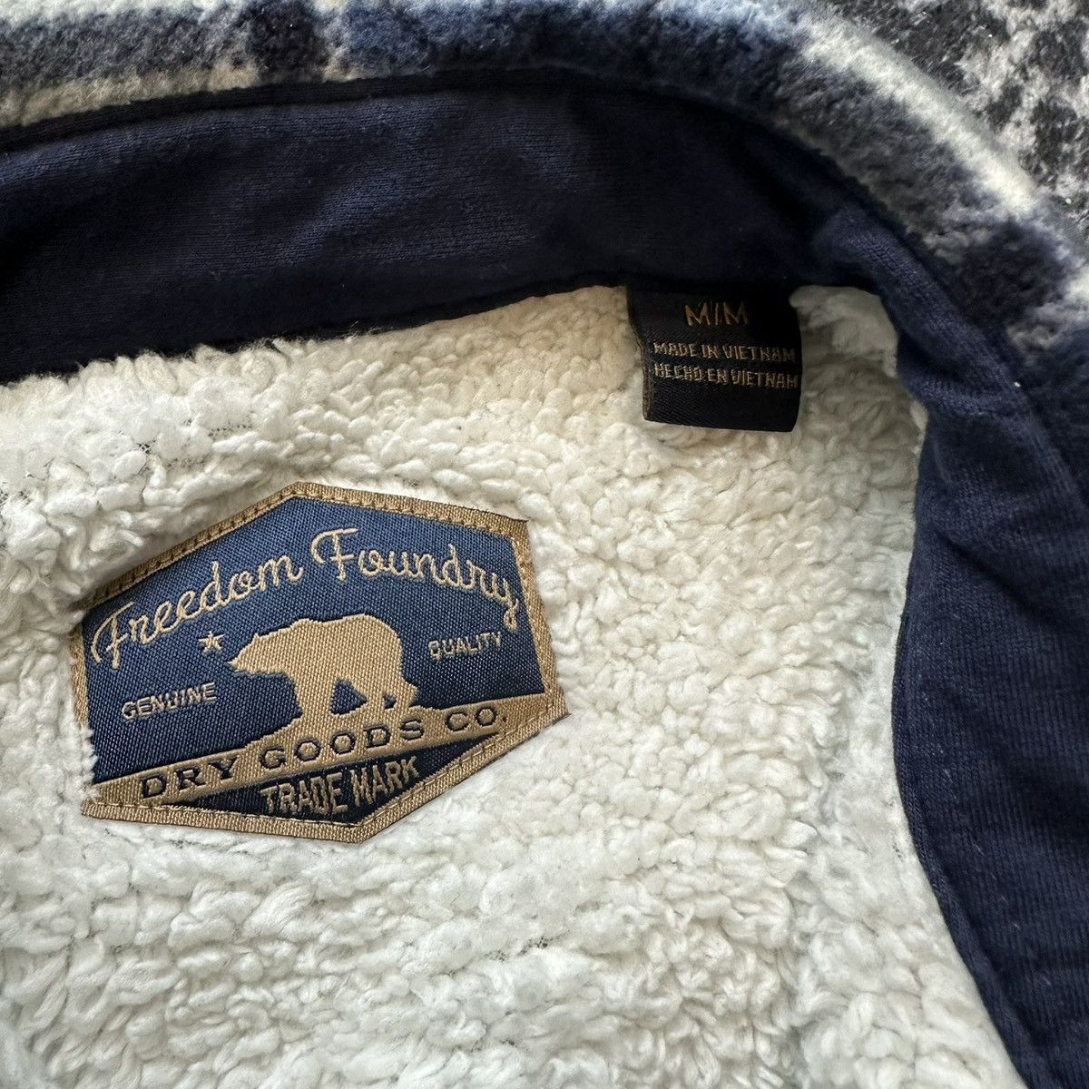 Other Vintage Blue Wool Thick Flannel Size US M / EU 48-50 / 2 - 5 Thumbnail