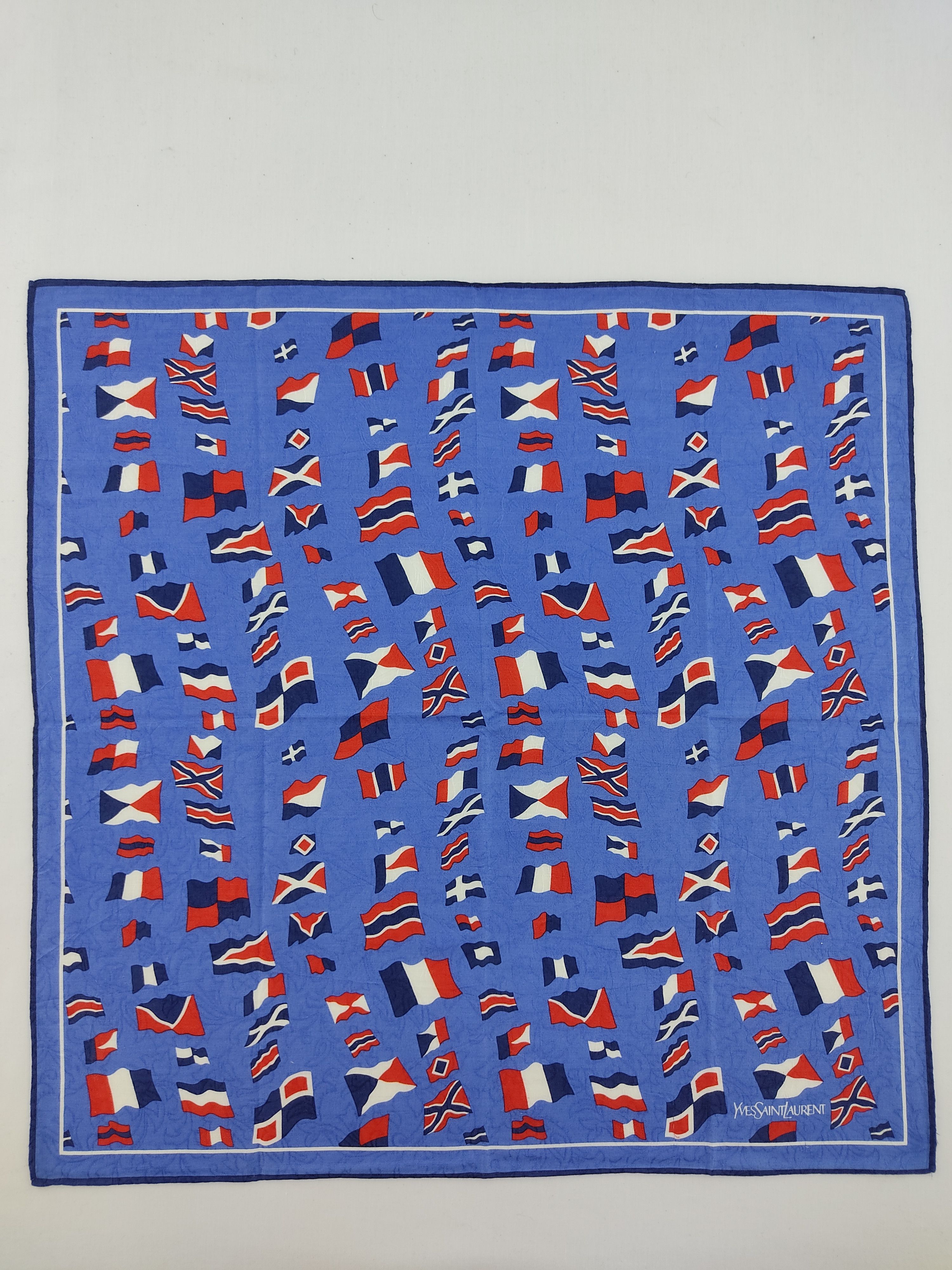 Yves Saint Laurent Vintage Yves Saint Laurent Handkerchief / Neckwear / Bandana Size ONE SIZE - 1 Thumbnail