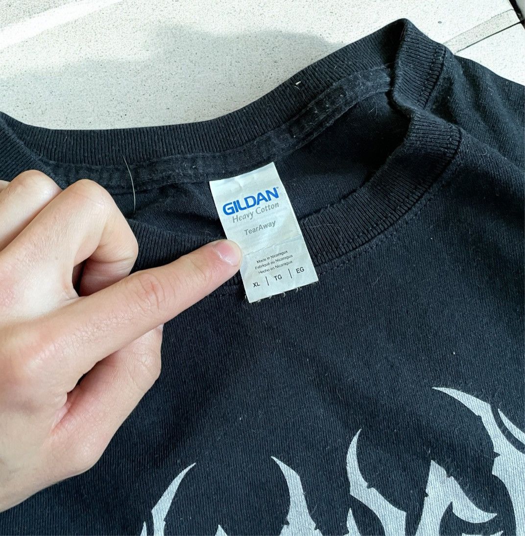 Japanese Brand × Vintage Vintage merch gildan t-shirt heavy metal horror rock anarchy Size US XL / EU 56 / 4 - 3 Thumbnail