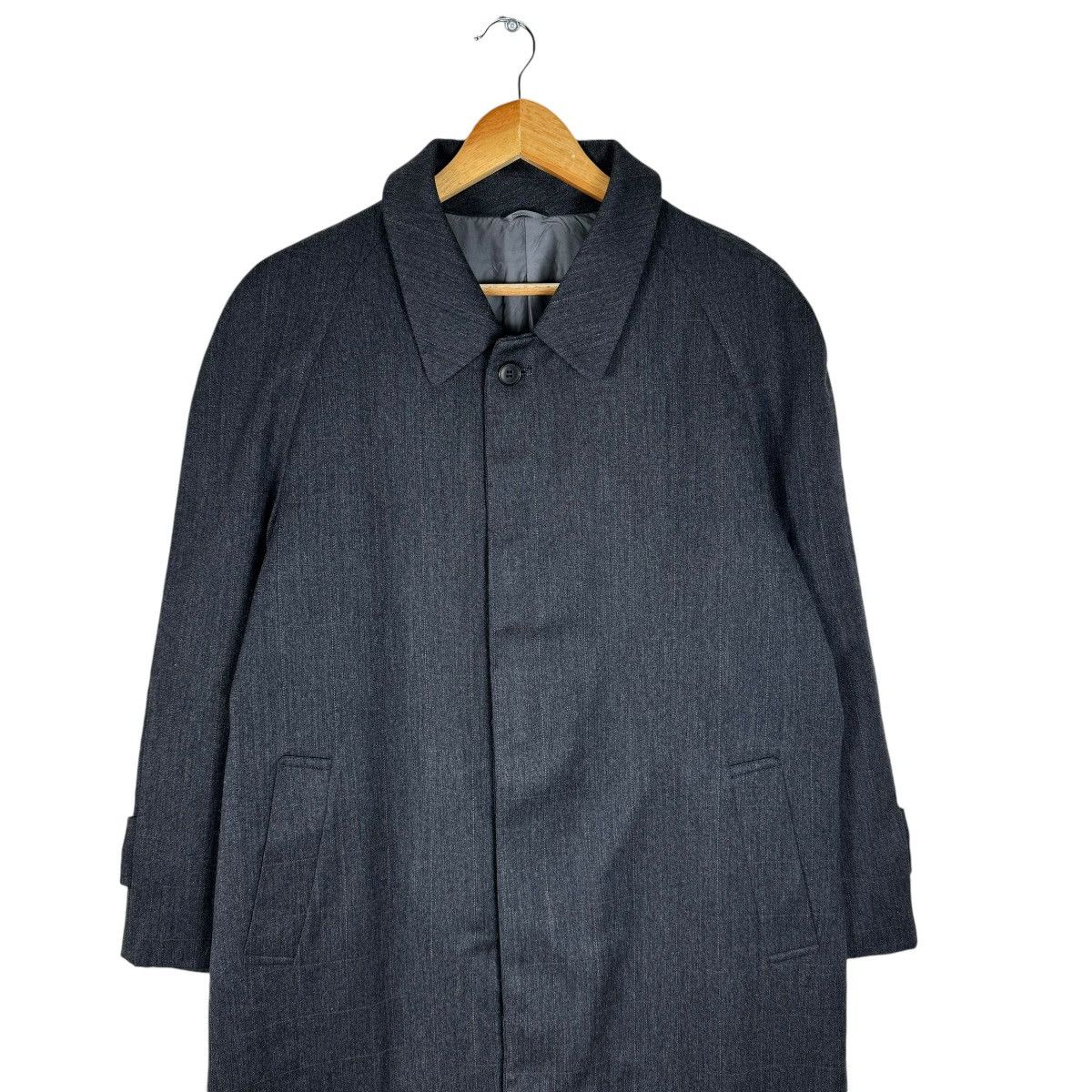 Christian Dior Monsieur ☀️CHRISTIAN DIOR MONSIEUR HERRINGBONE OVERCOAT JACKET Size US M / EU 48-50 / 2 - 2 Thumbnail