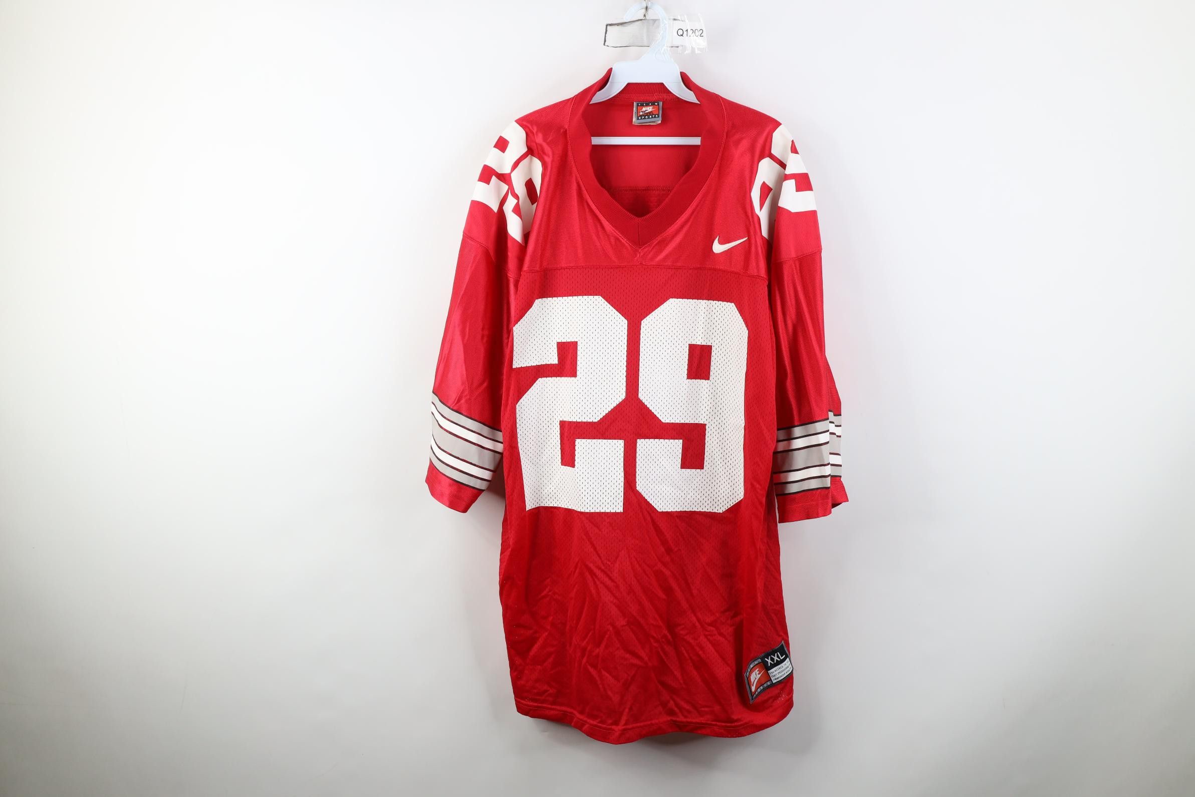 Nike Vintage 90s Nike Ohio State University Jersey Red #29 Size US XXL / EU 58 / 5 - 1 Thumbnail