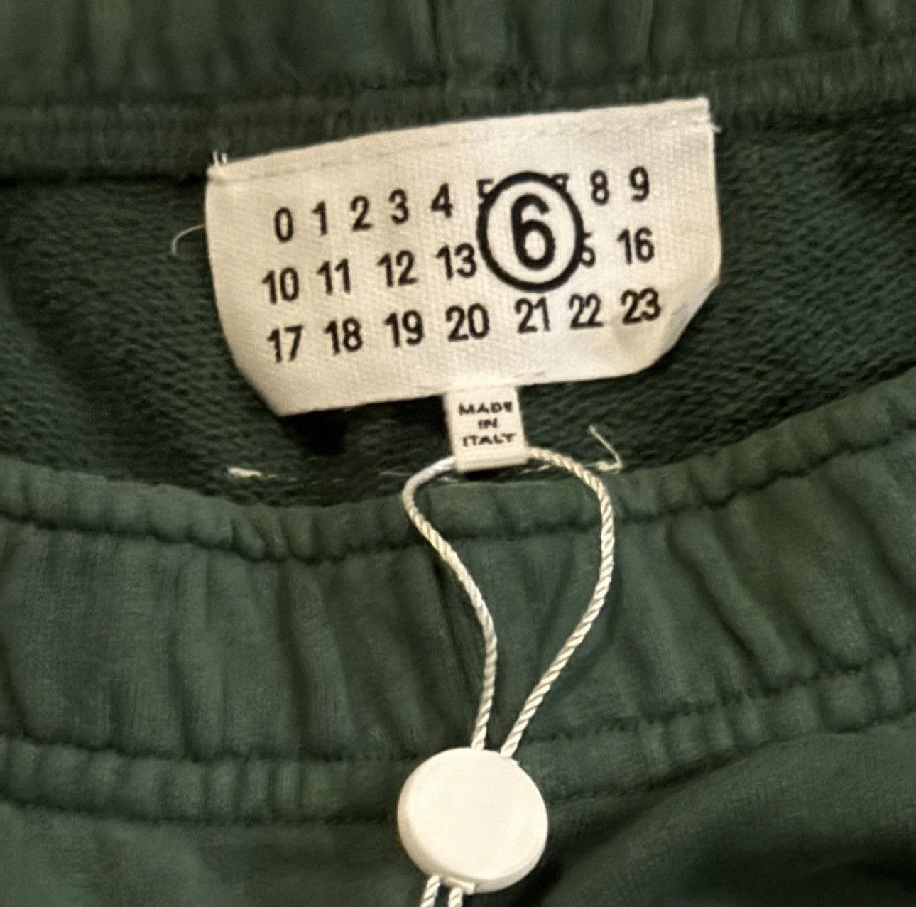 MM6 × Maison Margiela MM6 Maison Margiela Green Tucked Sweatpants Size US 36 / EU 52 - 5 Thumbnail