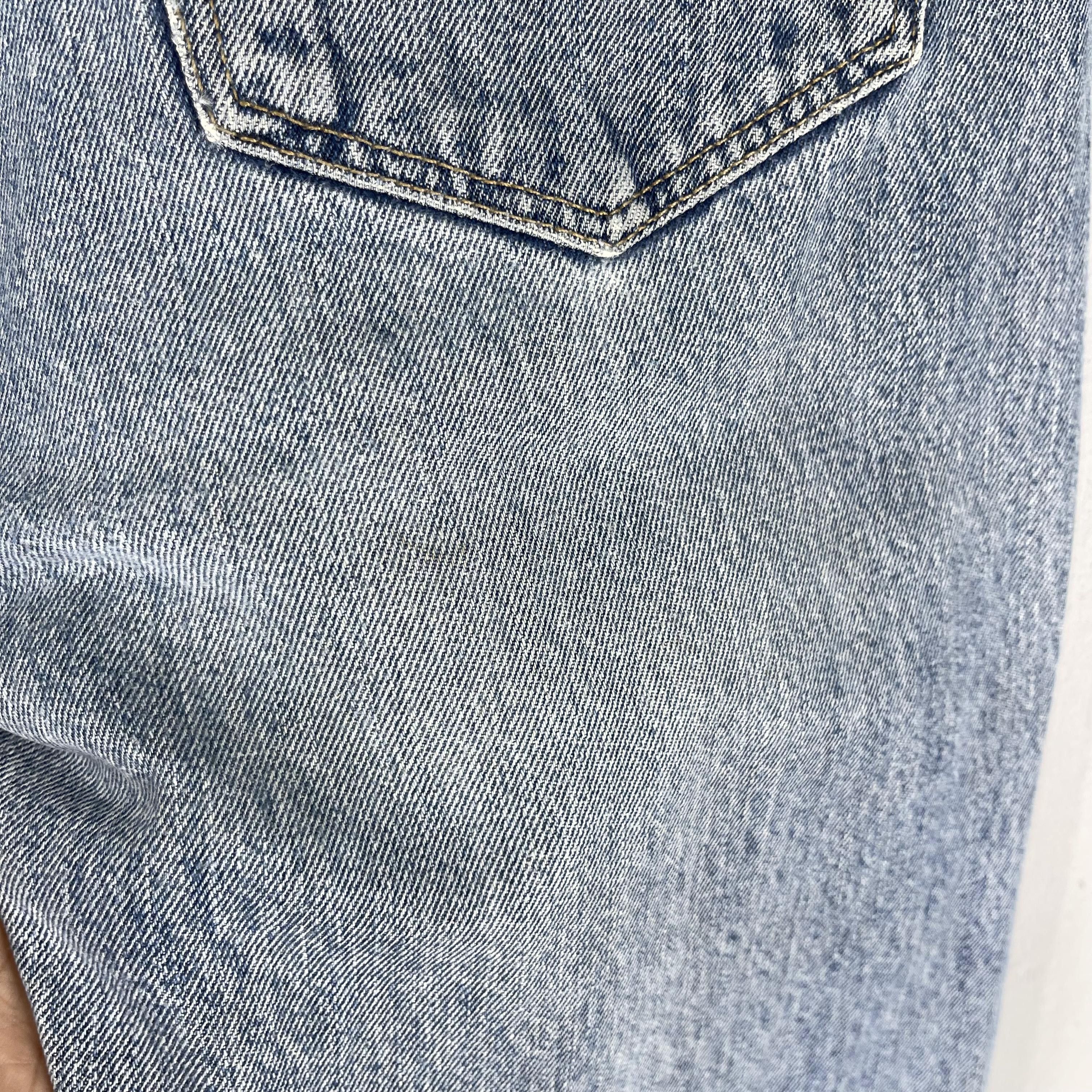 Levi's Vintage Clothing × Vintage W33 L28 Vintage Levis 501 Distressed Reinforced Jeans Size US 33 - 13 Thumbnail