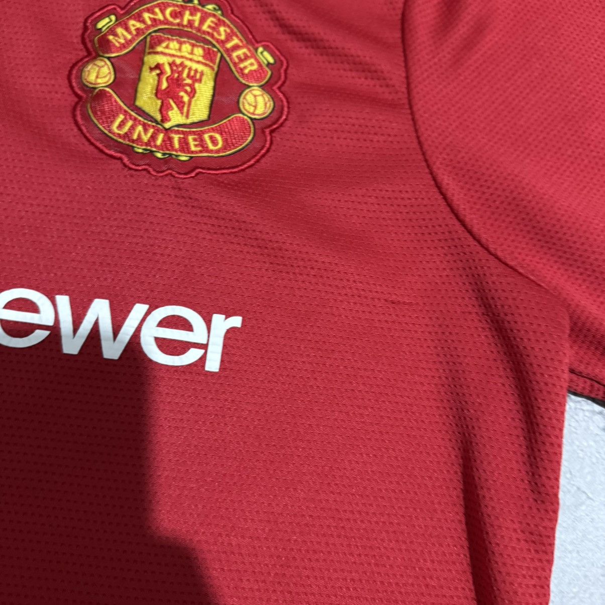 Vintage #7 Ronaldo Manchester United Adidas Soccer Jersey 21/2 Home Size US L / EU 52-54 / 3 - 4 Thumbnail